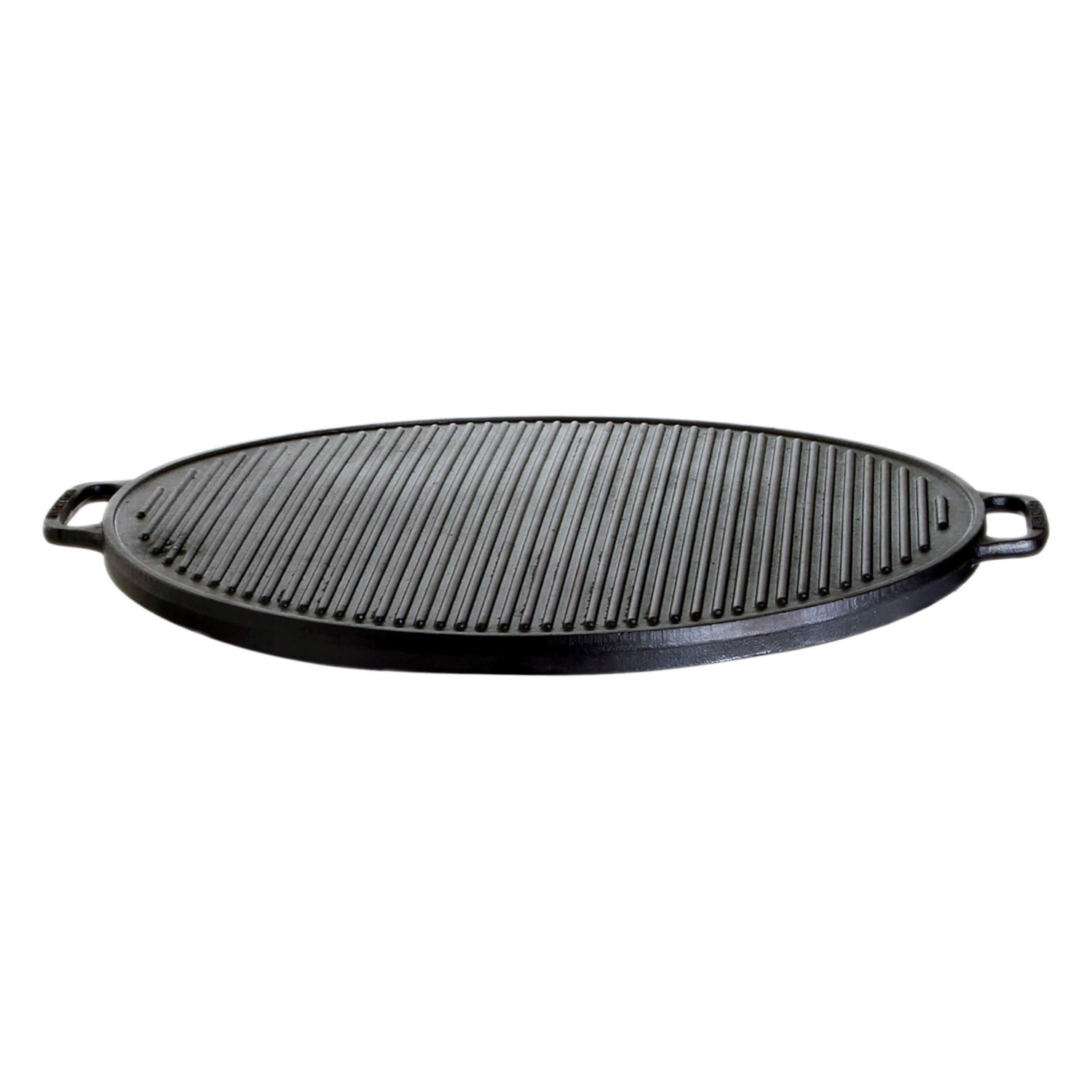 Gusseisenkuss® Grillplatte aus Gusseisen Ø 30 cm Gussplatte Plancha geriffelt/glatt Gusseisenkuss® Grillplatte aus Gusseisen Ø 30 cm Gussplatte Plancha geriffelt/glatt