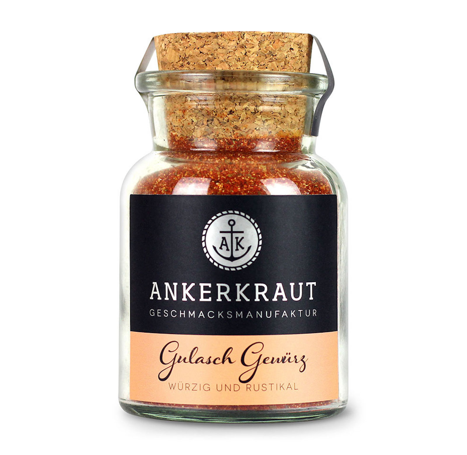 Ankerkraut Gulasch Gewürz Korkenglas 80 g Würzig und Rustikal Gewürzmischung Ankerkraut Gulasch Gewürz Korkenglas 80 g Würzig und Rustikal Gewürzmischung