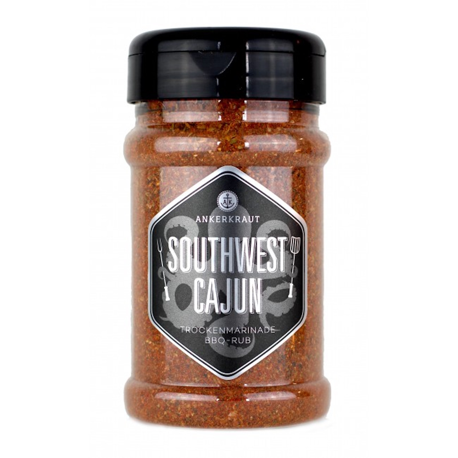 Ankerkraut Southwest Cajun BBQ-Rub im Streuer 170 g Trockenmarinade Ankerkraut Southwest Cajun BBQ-Rub im Streuer 170 g Trockenmarinade