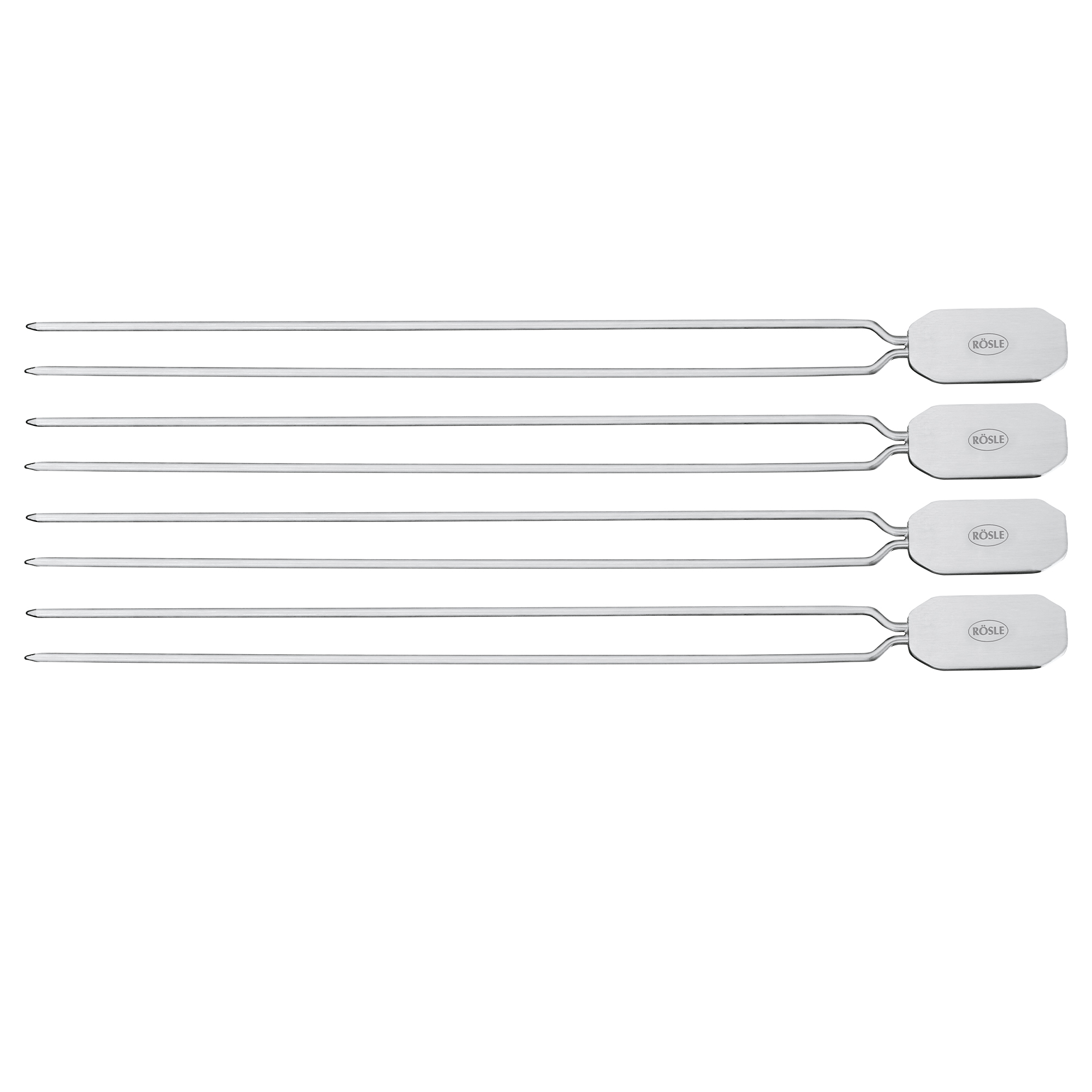 Rösle Grillspiesse Set bestehend aus 4 Edelstahlspießen 250069
