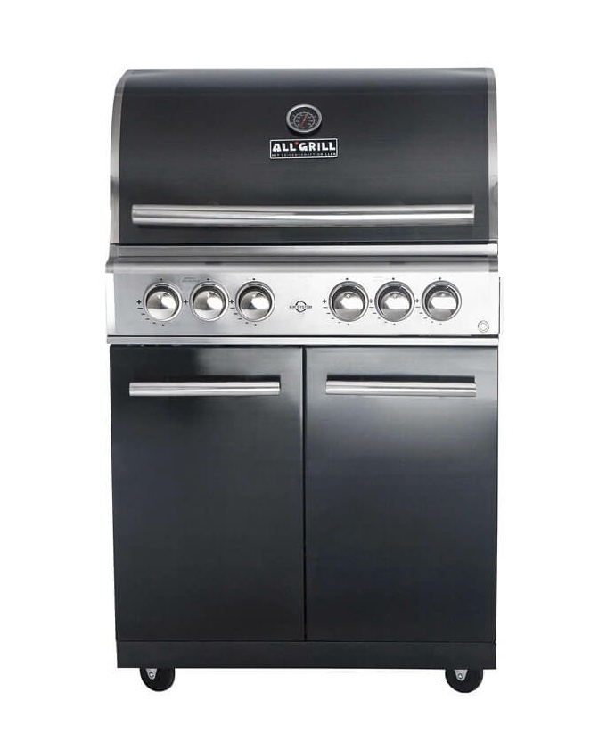 ALLGRILL Gasgrill CHEF L BLACK Modular Grundmodell 4 Brenner, Backburner (500704) ALLGRILL Gasgrill CHEF L BLACK Modular Grundmodell 4 Brenner, Backburner (500704)