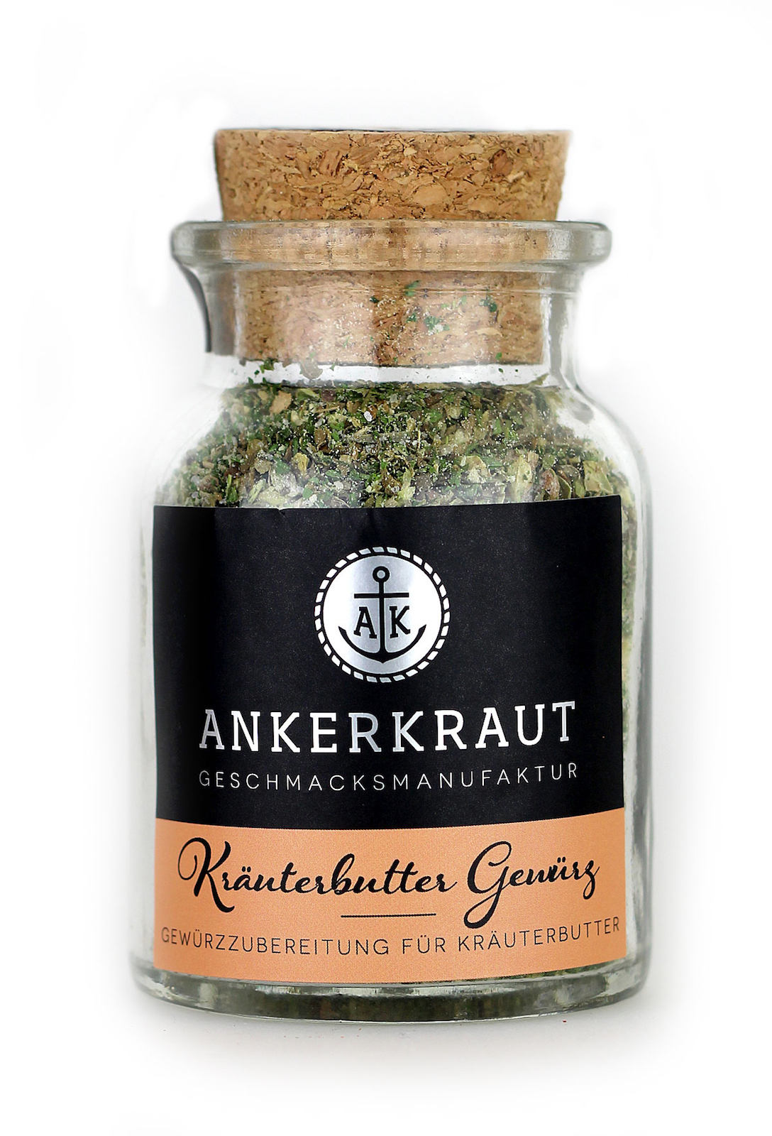 Ankerkraut Kräuterbutter Mix Gewürzmischung Gewürzzubereitung im Korkenglas 65 g Ankerkraut Kräuterbutter Mix Gewürzmischung Gewürzzubereitung im Korkenglas 65 g