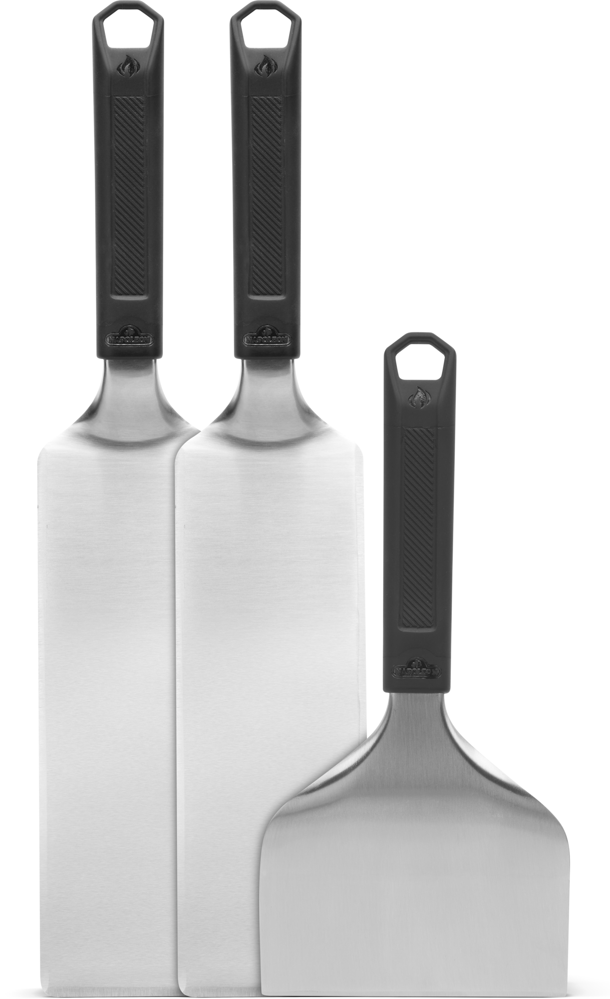 Napoleon Plancha Spatelset inkl. Schaber 3-teilig aus Edelstahl für Grillplatten GATL012