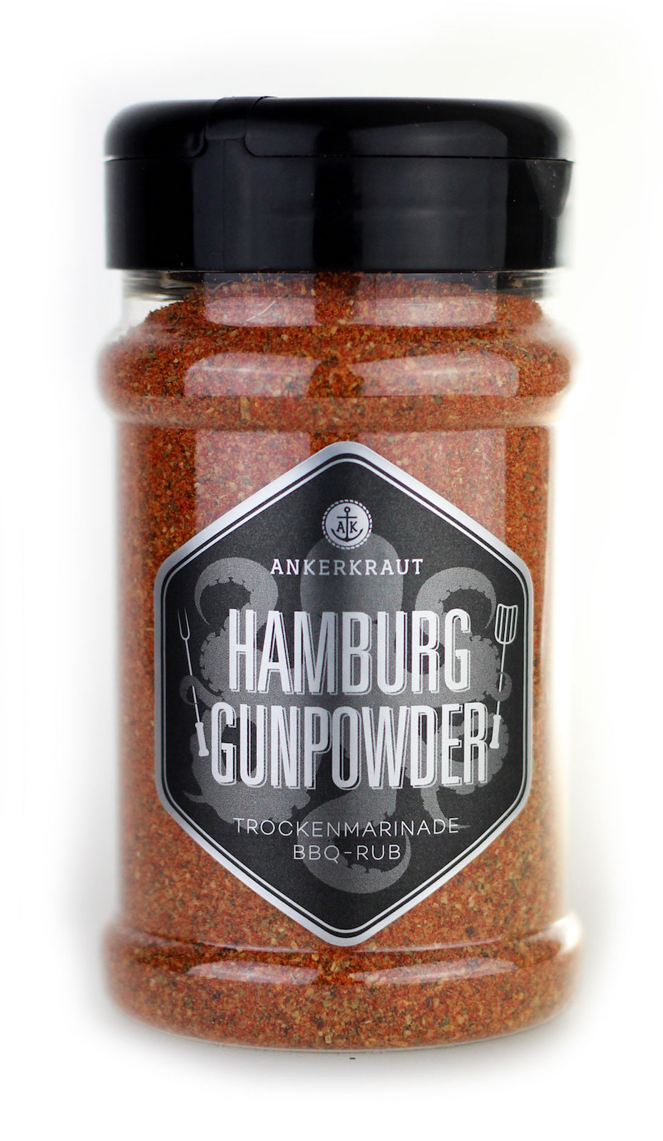 Ankerkraut Hamburg Gunpowder BBQ Rub 200 g Trockenmarinade Ankerkraut Hamburg Gunpowder BBQ Rub 200 g Trockenmarinade