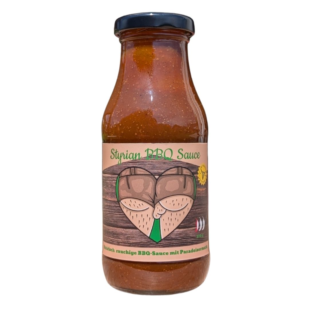 Kitchen Bastards Styrian BBQ Sauce - Steirisch rauchige BBQ Sauce mit Paradeisermark 270 g