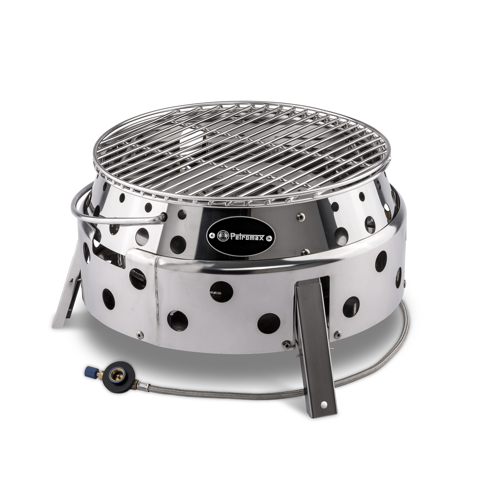 Petromax Atago Gasgrill Campinggrill mit Klappmechanismus und Piezo-Zündung Ø 28 cm Petromax Atago Gasgrill Campinggrill mit Klappmechanismus und Piezo-Zündung Ø 28 cm