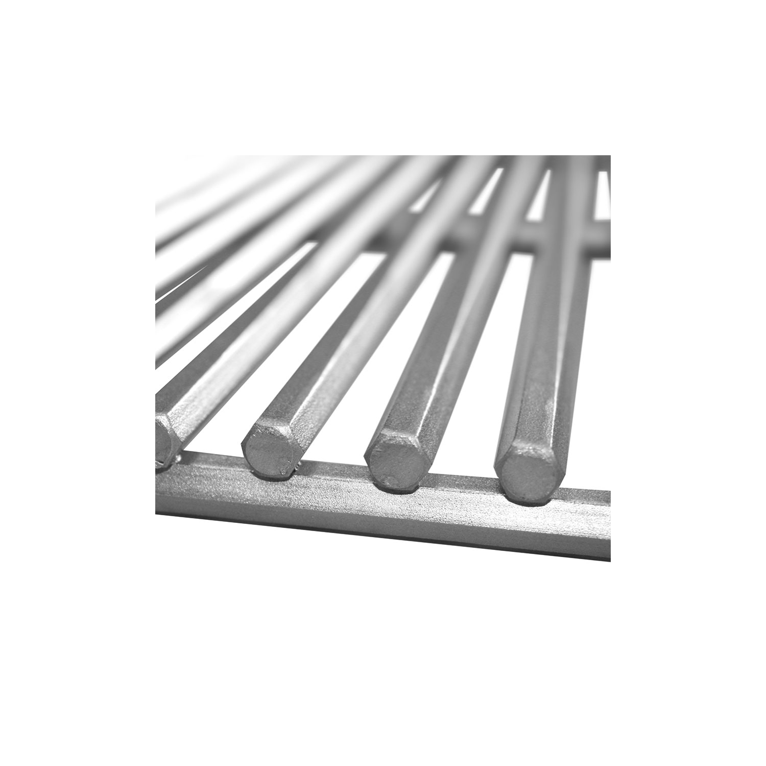 Allgrill Edelstahl-Gussrost 10mm Hexagon 30x46 cm für Allrounder M, Chef S/M/XL
