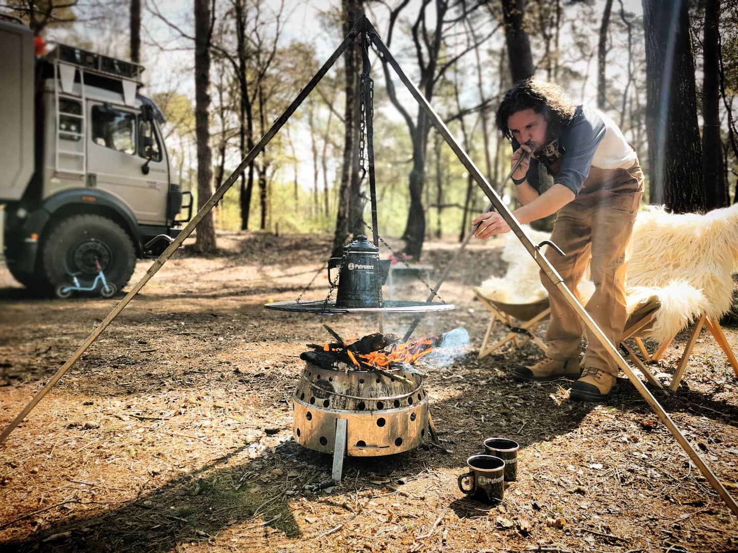 Petromax Feuerrohr zum Entfachen von Glutnestern und Feuerstellen FRH100