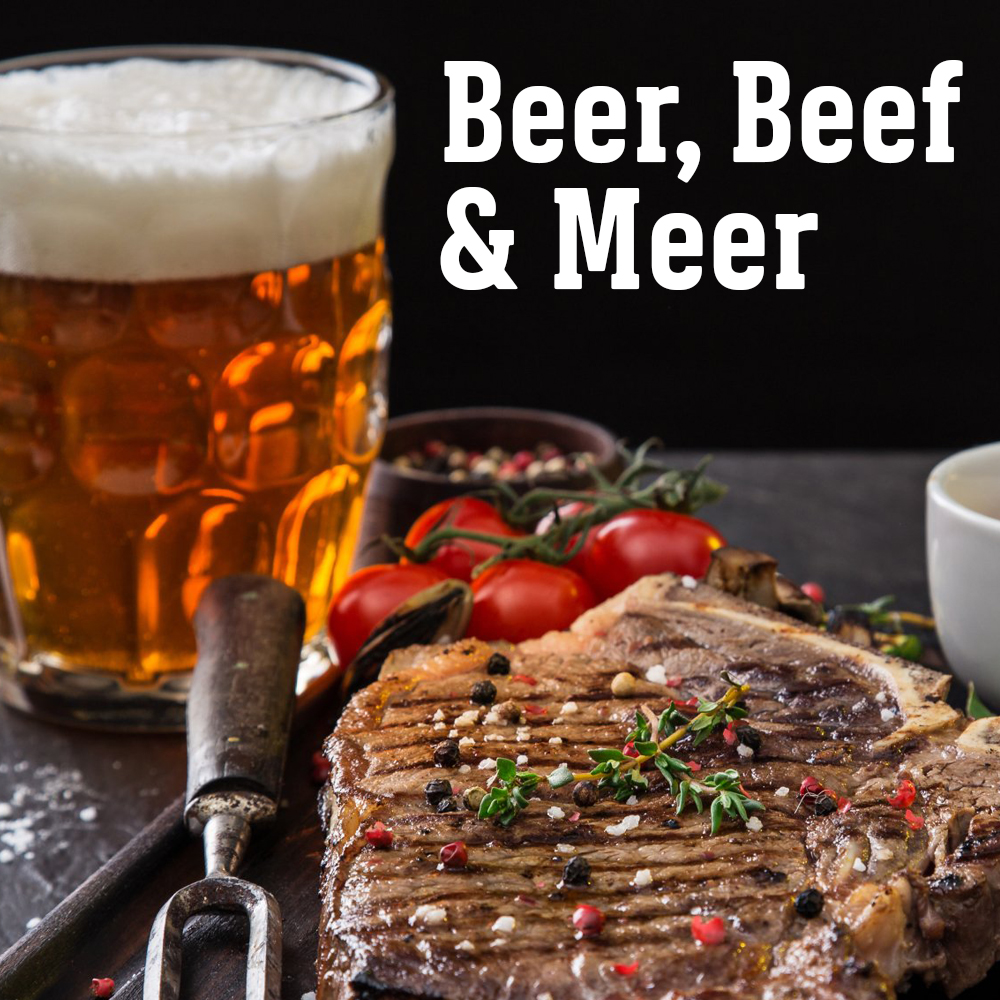 06.03.2026 Grillkurs Beer, Beef & Meer - Bier Tasting meets Grillkurs - Freitag - 4 bis 5 Std.