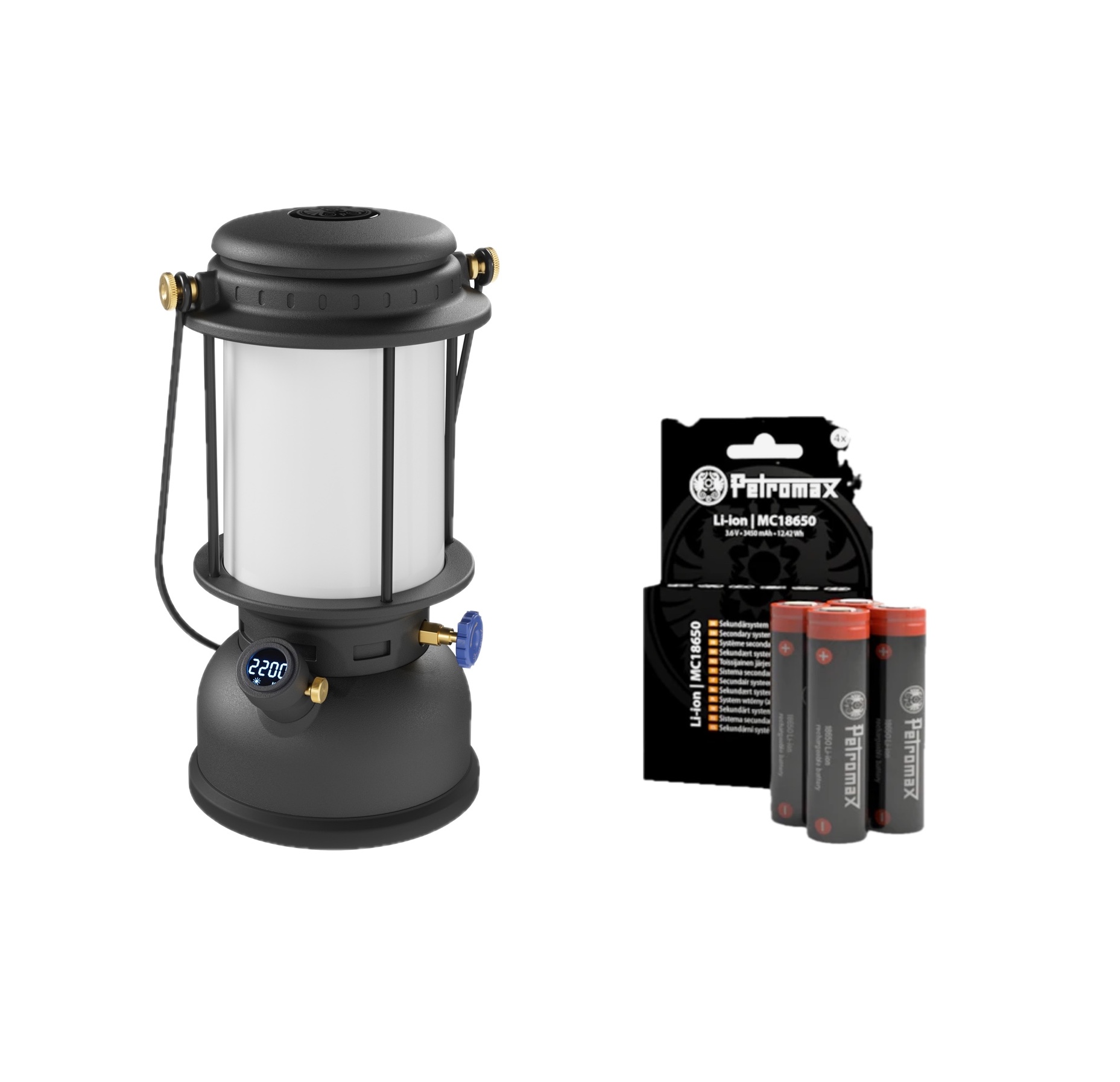 Petromax LM500 LED Laterne Schwarz Set inklusive Akku PX-LM500-Black + PX-18650-BAT Petromax LM500 LED Laterne Schwarz Set inklusive Akku PX-LM500-Black + PX-18650-BAT