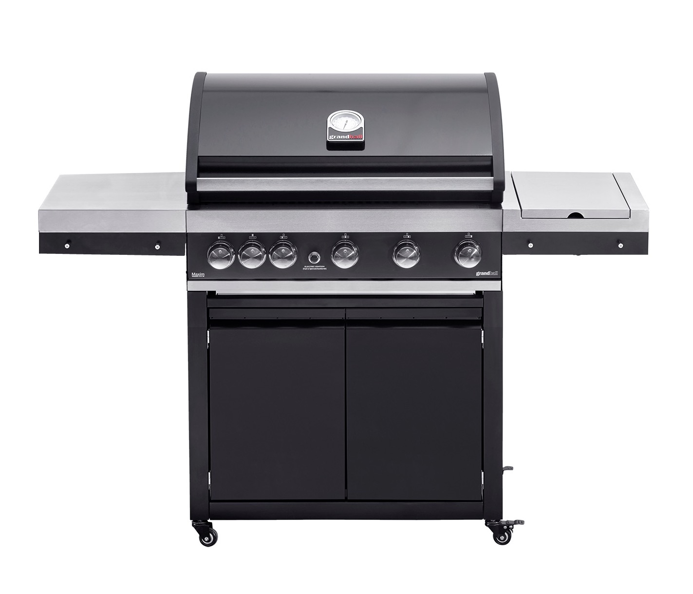 Grandhall Gasgrill Maxim G5 Trolley 5 Brenner, 1 Seitenbrenner, 1 Infrarot-Heckbrenner K05000335A