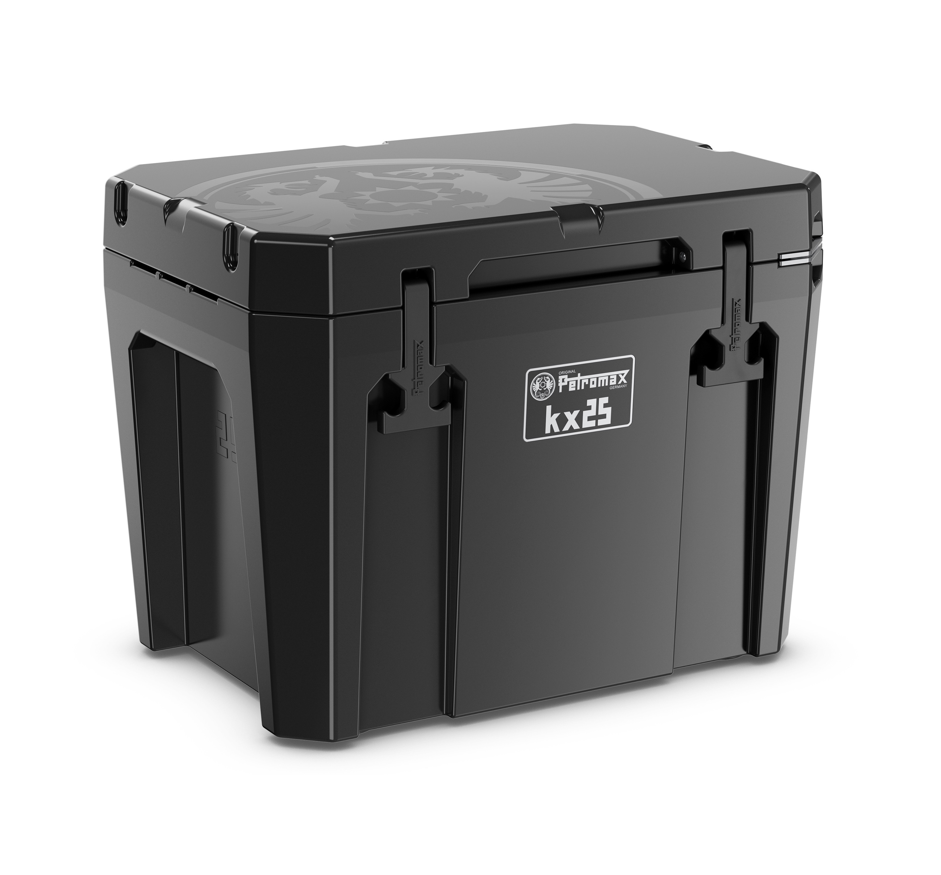 Petromax Kühlbox 25 Liter Schwarz KX25-BLACK für Camping, Angeln und Picknick / Stromunabhängig