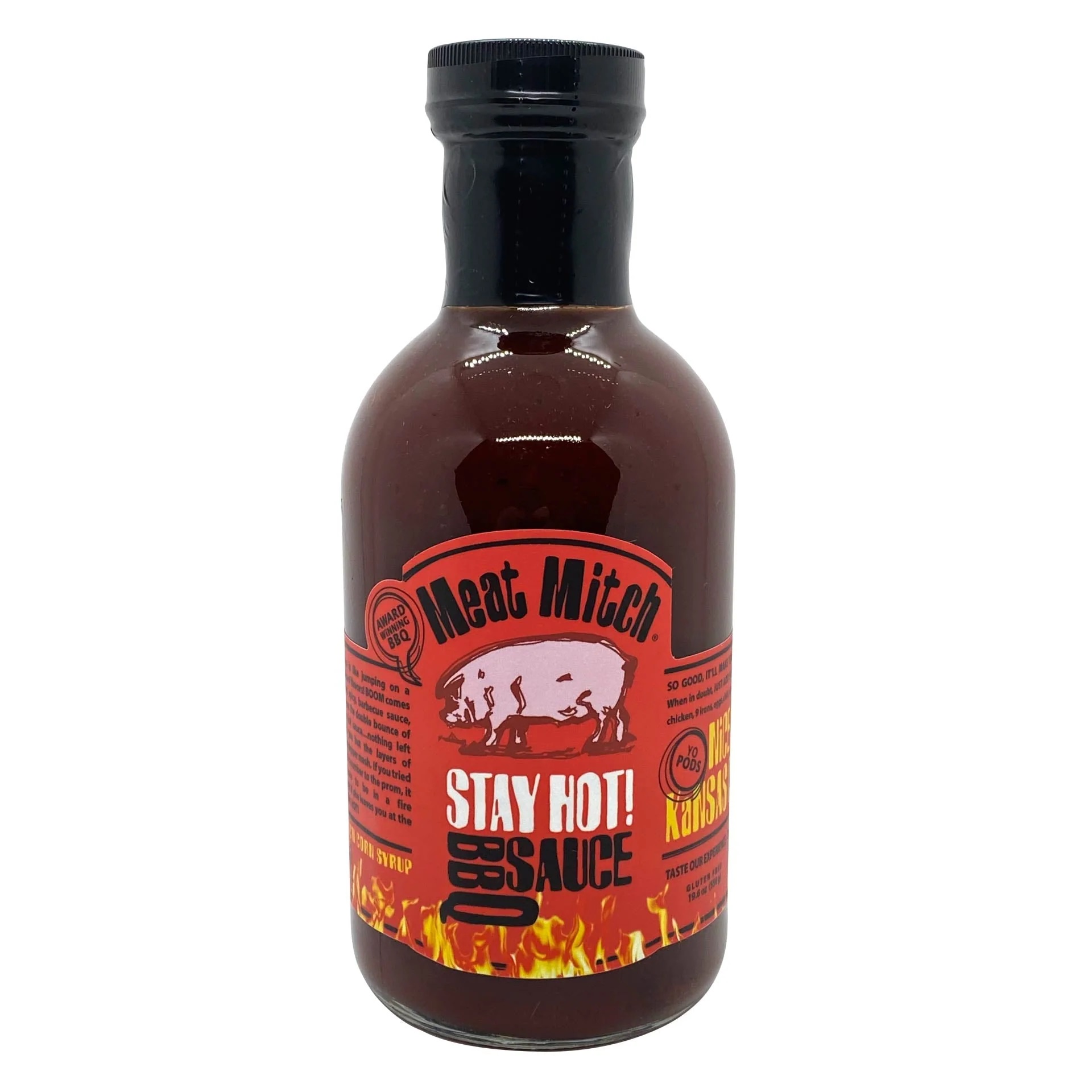 Meat Mitch Stay Hot BBQ-Sauce 480 ml Scharfe Grillsauce MM-2091 Meat Mitch Stay Hot BBQ-Sauce 480 ml Scharfe Grillsauce MM-2091