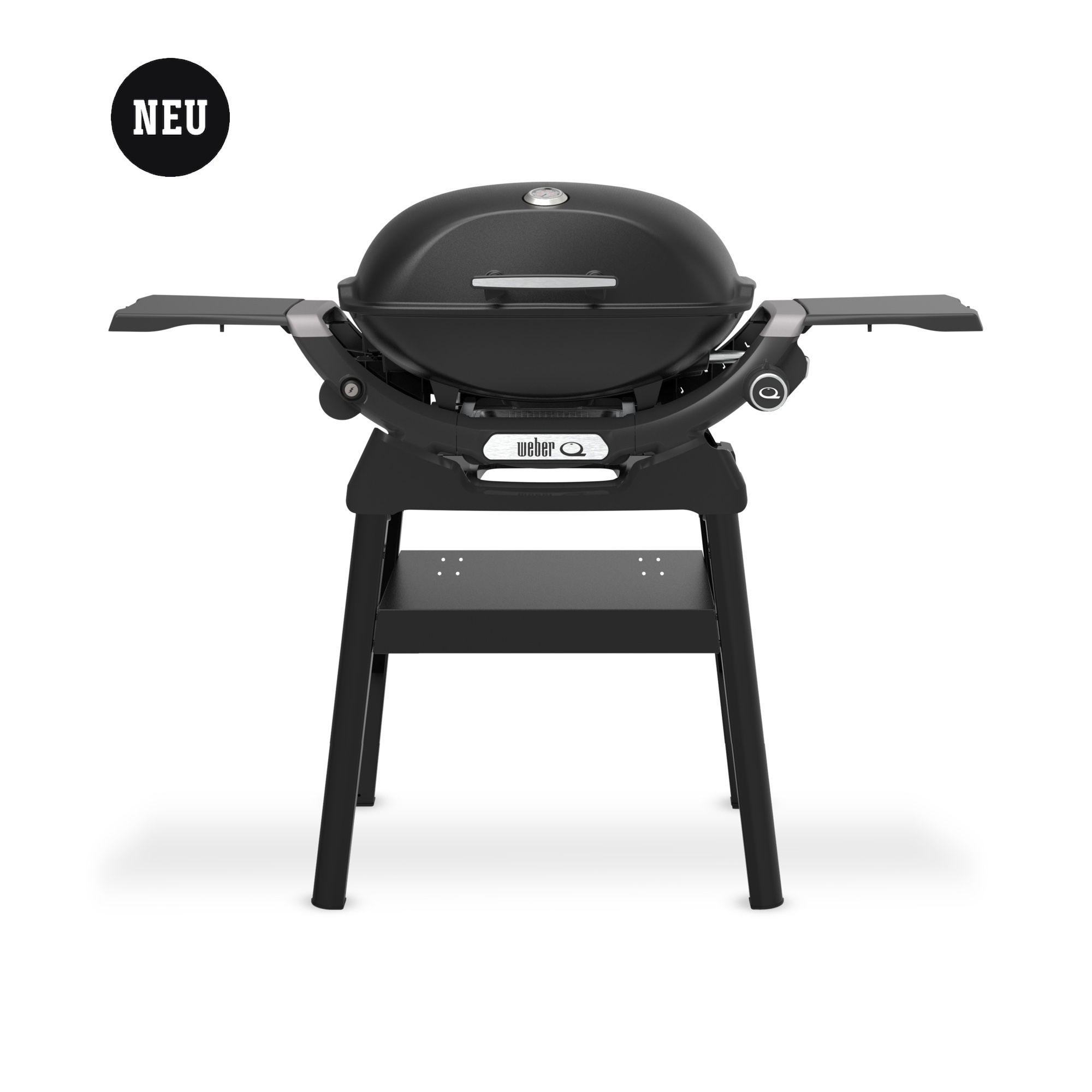 Weber Q 2200N Gasgrill Campinggrill mit Seitentischen und Stand Black 1501100 Weber Q 2200N Gasgrill Campinggrill mit Seitentischen und Stand Black 1501100
