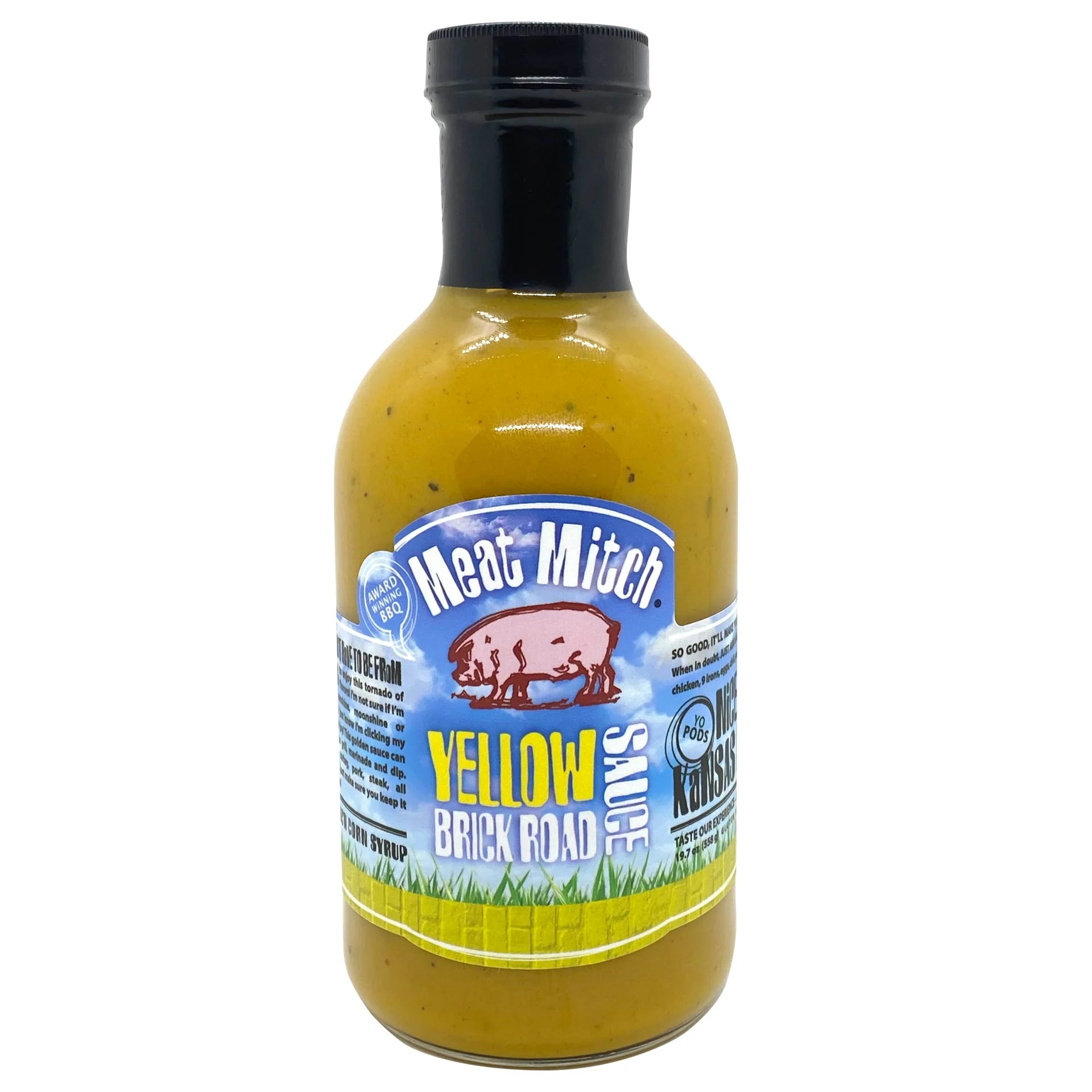 Meat Mitch Yellow Brick Road BBQ-Sauce 480 ml Senf-Sauce MM-2092 Meat Mitch Yellow Brick Road BBQ-Sauce 480 ml Senf-Sauce MM-2092