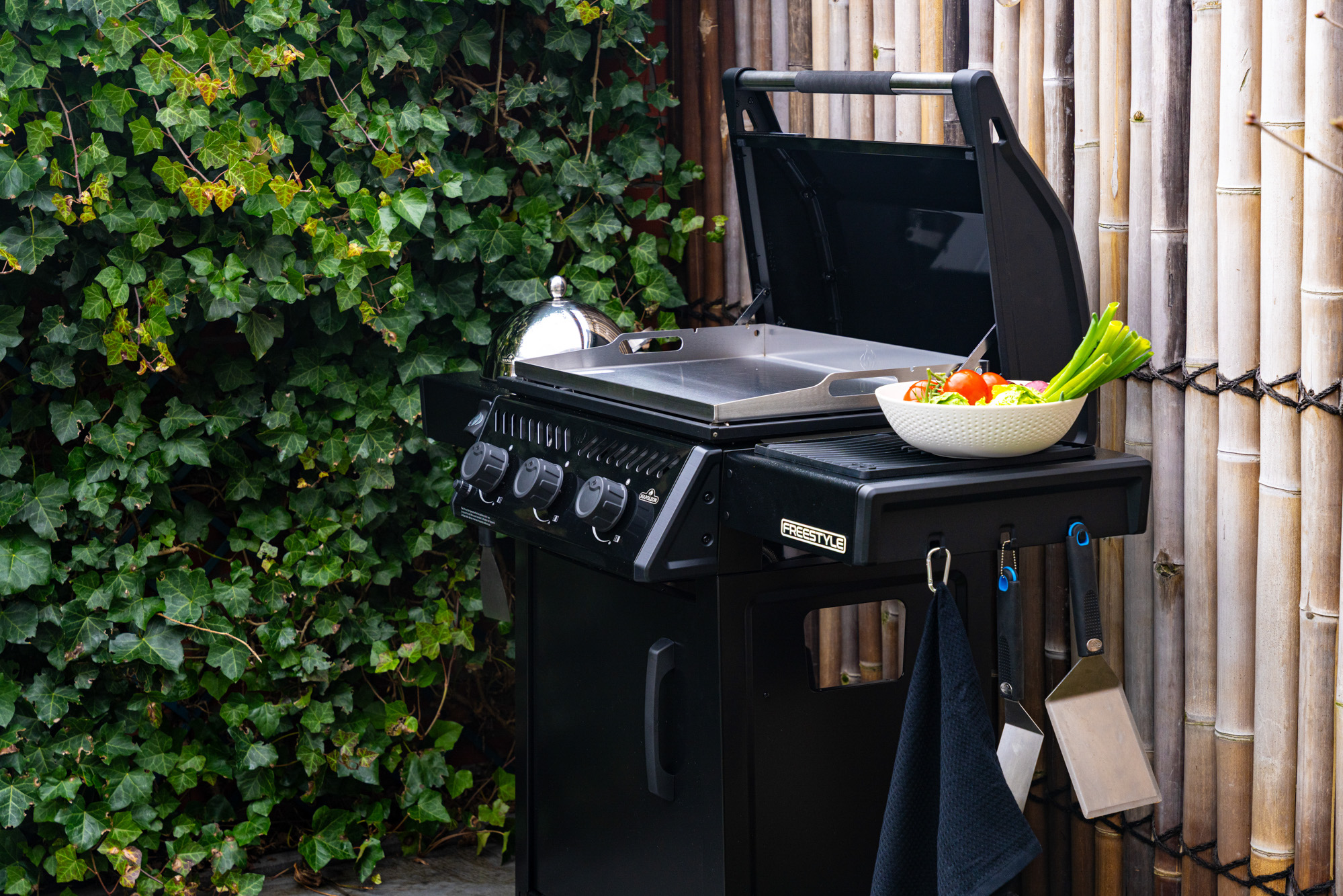 Napoleon Freestyle 24 Plancha Gasgrill Schwarz 3 Brenner F24DFTPK-DE