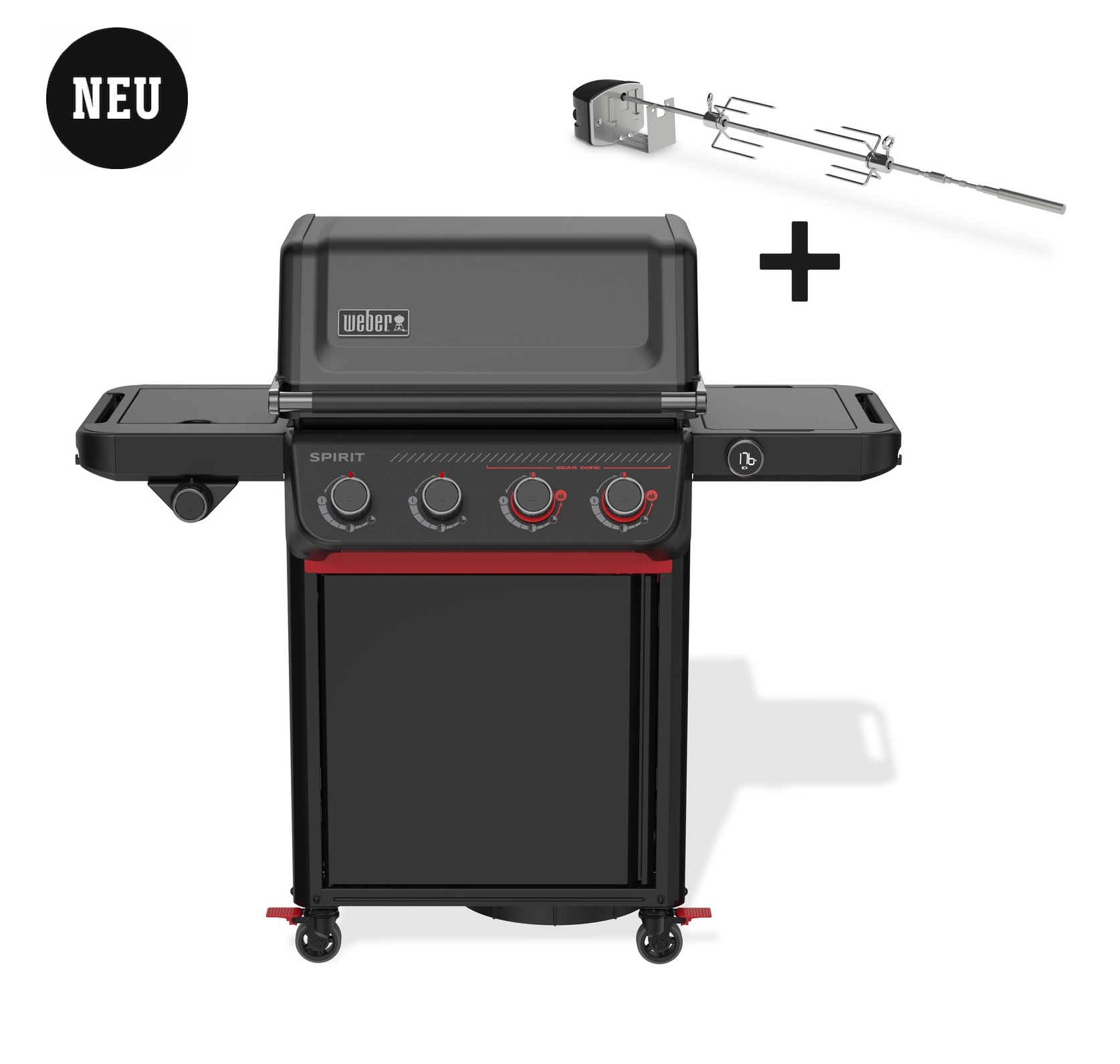 Weber Spirit EP-435R Gasgrill Stealth Edition (2025) inkl. Drehspieß 1501511 Weber Spirit EP-435R Gasgrill Stealth Edition (2025) inkl. Drehspieß 1501511
