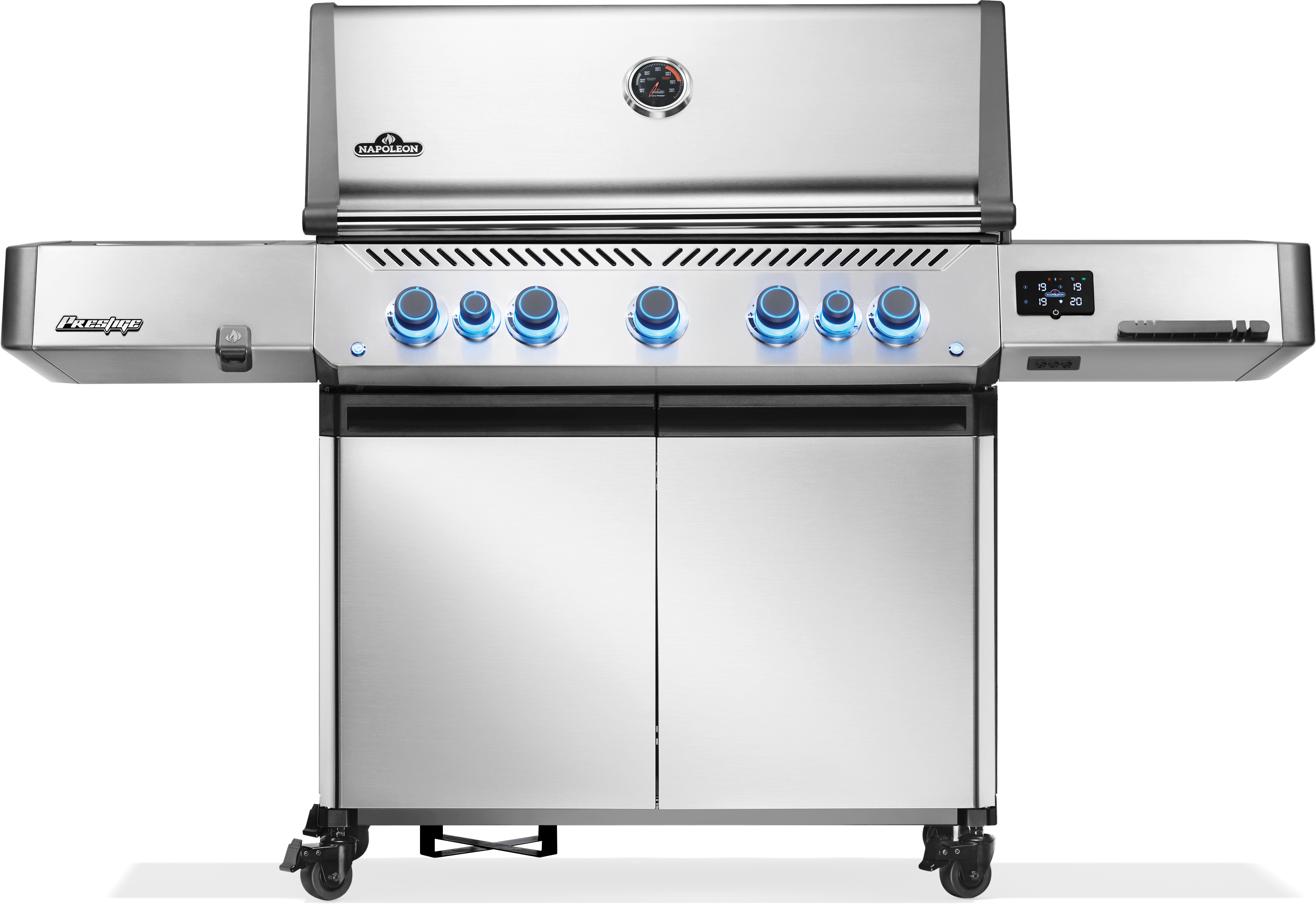 Napoleon Prestige 665 Connected Edelstahl Gasgrill mit SIZZLE ZONE & Heckbrenner P665VXRSIBPSS-DE Napoleon Prestige 665 Connected Edelstahl Gasgrill mit SIZZLE ZONE & Heckbrenner P665VXRSIBPSS-DE