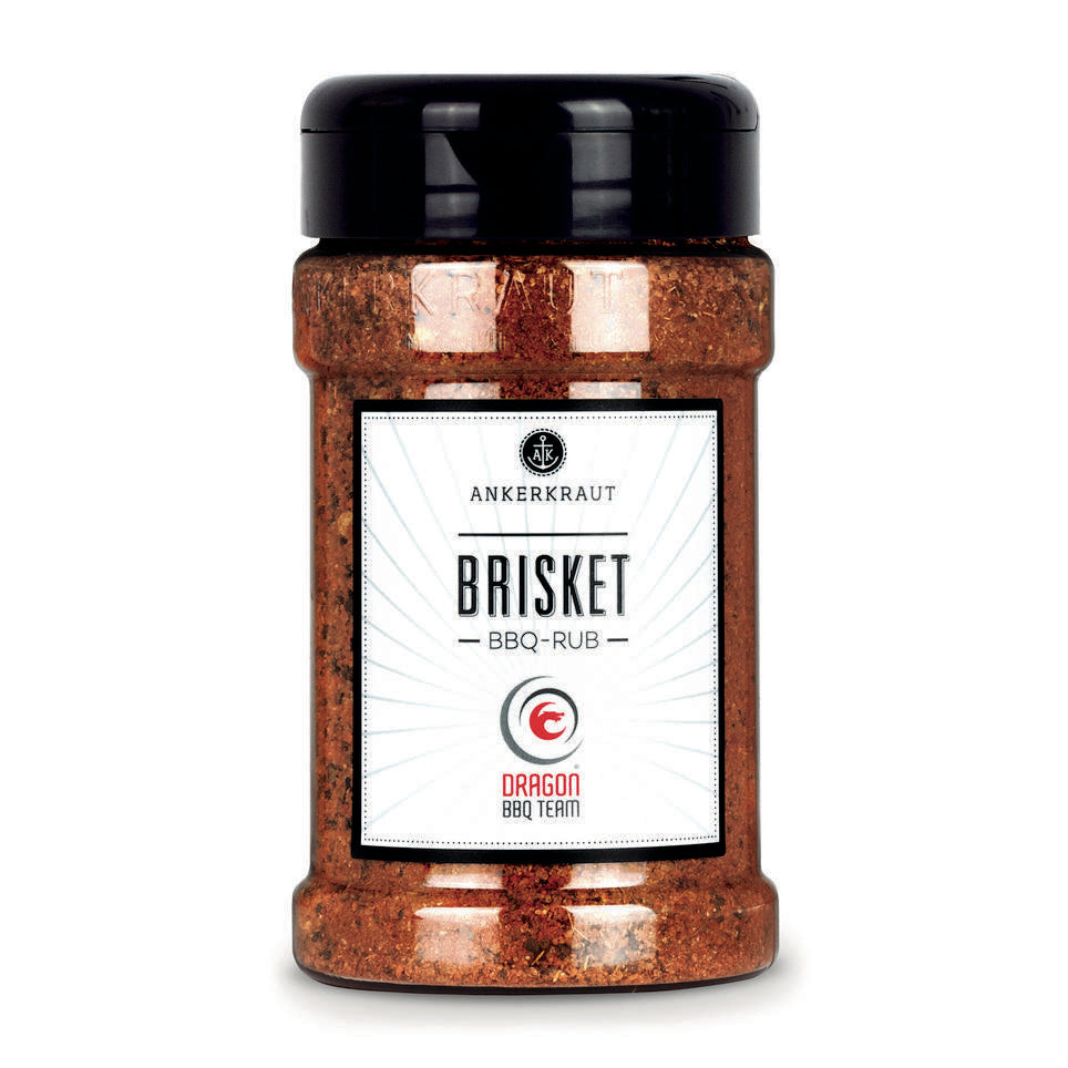 Ankerkraut Brisket by Dragon BBQ Rub Gewürzmischung Trockenmarinade 230 g im Streuer Ankerkraut Brisket by Dragon BBQ Rub Gewürzmischung Trockenmarinade 230 g im Streuer