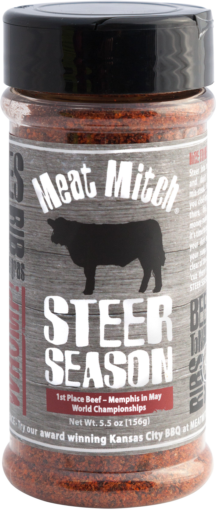 Meat Mitch Steer Seasoning BBQ Steakgewürz 176 g Gewürzzubereitung Meat Mitch Steer Seasoning BBQ Steakgewürz 176 g Gewürzzubereitung