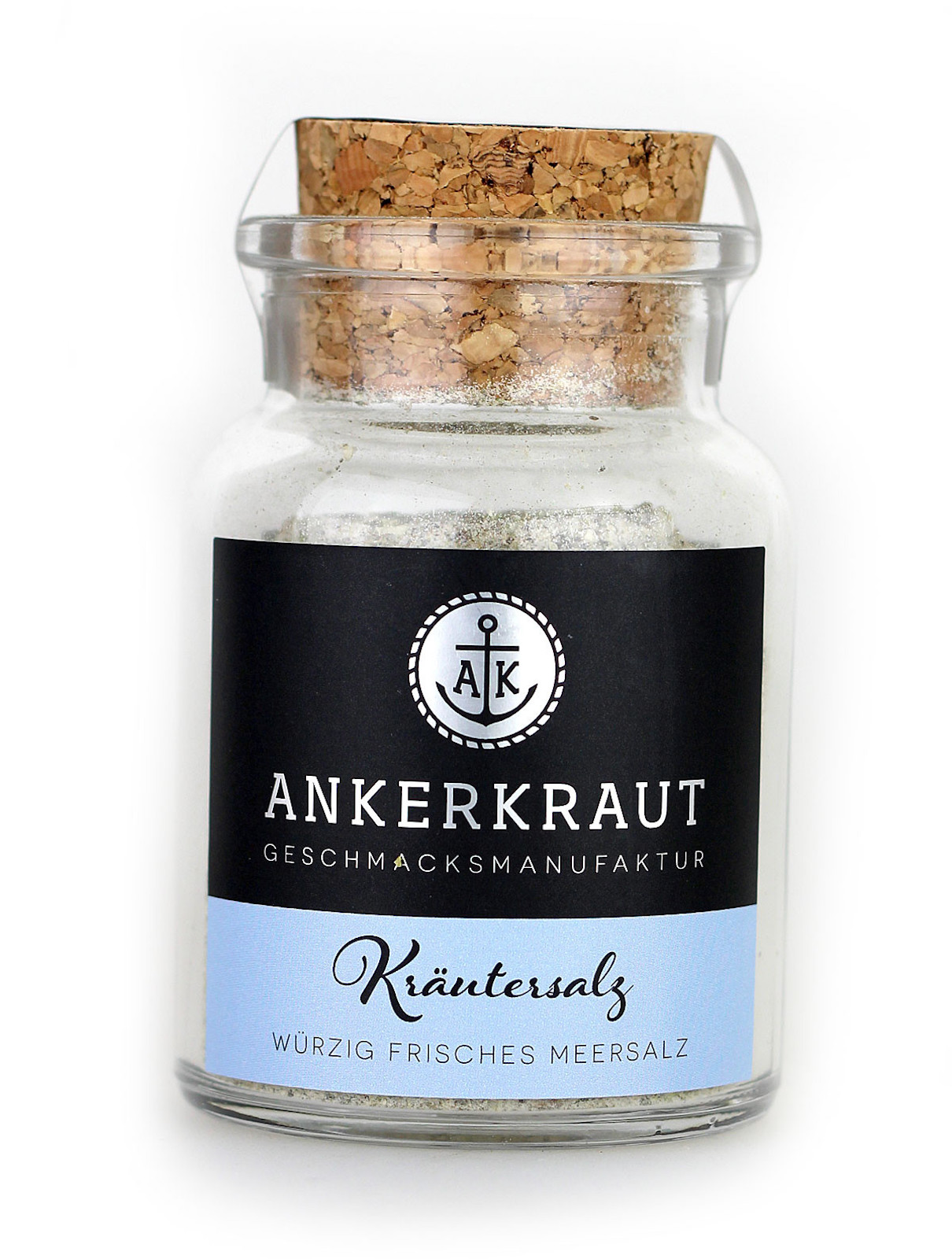 Ankerkraut Kräutersalz Meersalzmischung würziges Salz im Korkenglas 100 g Ankerkraut Kräutersalz Meersalzmischung würziges Salz im Korkenglas 100 g
