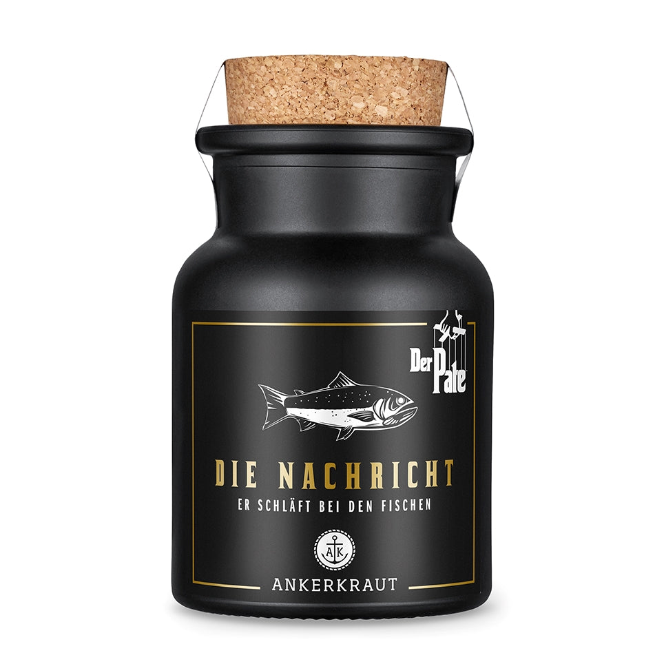 Ankerkraut Die Nachricht (Der Pate) Gewürzmischung für Fisch im Korkenglas 70 g