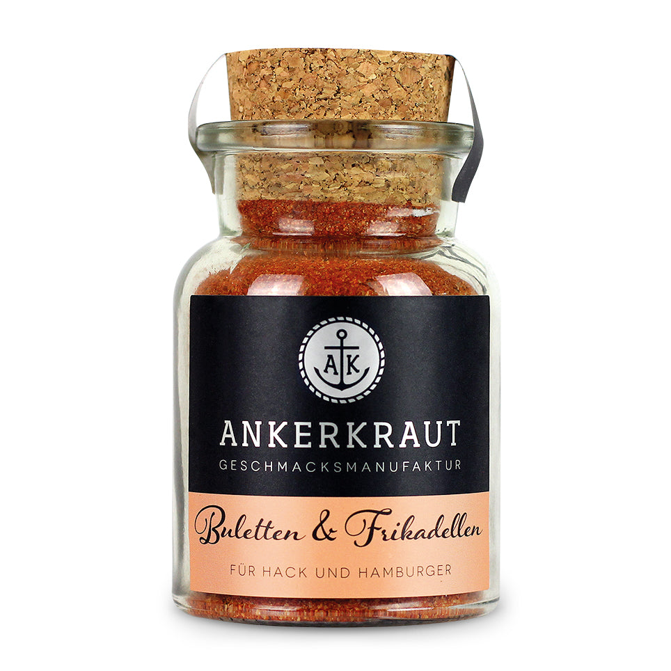 Ankerkraut Buletten & Frikadellen Gewürz Gewürzmischung im Korkenglas 100 g Ankerkraut Buletten & Frikadellen Gewürz Gewürzmischung im Korkenglas 100 g