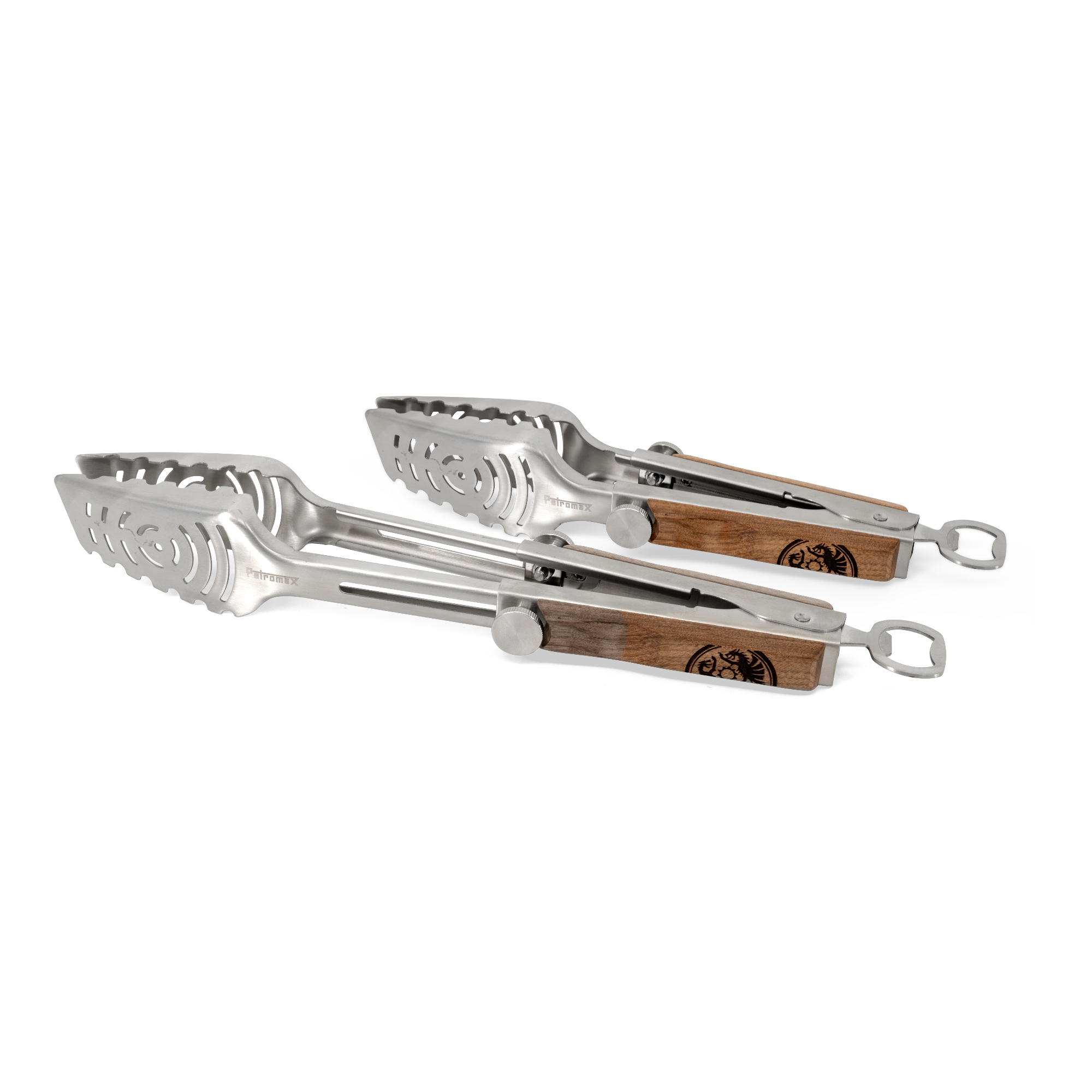 Petromax Teleskop Grillzange (29 - 37 cm) mit Flaschenöffner und Rostheberfunktion ZA3