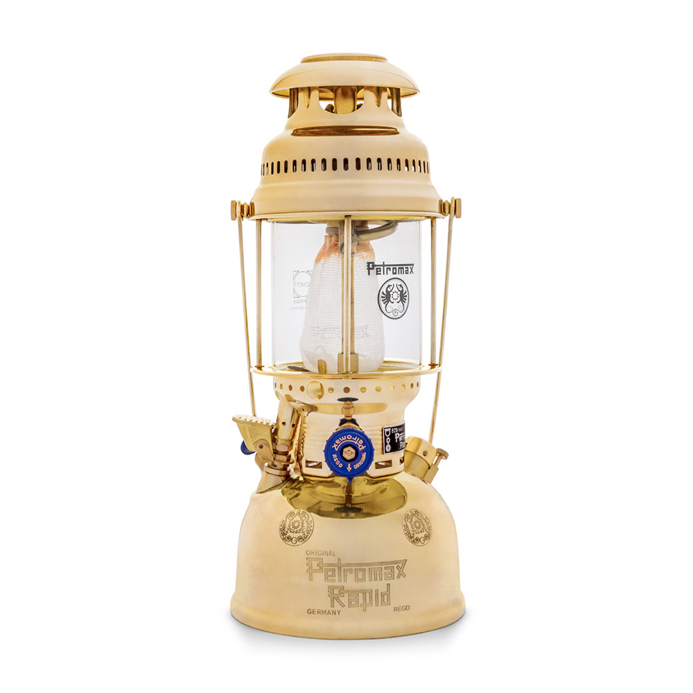 Petromax Petroleumlampe HK500 Messing poliert (vergoldet) Starklichtlampe 400 Watt Petromax Petroleumlampe HK500 Messing poliert (vergoldet) Starklichtlampe 400 Watt