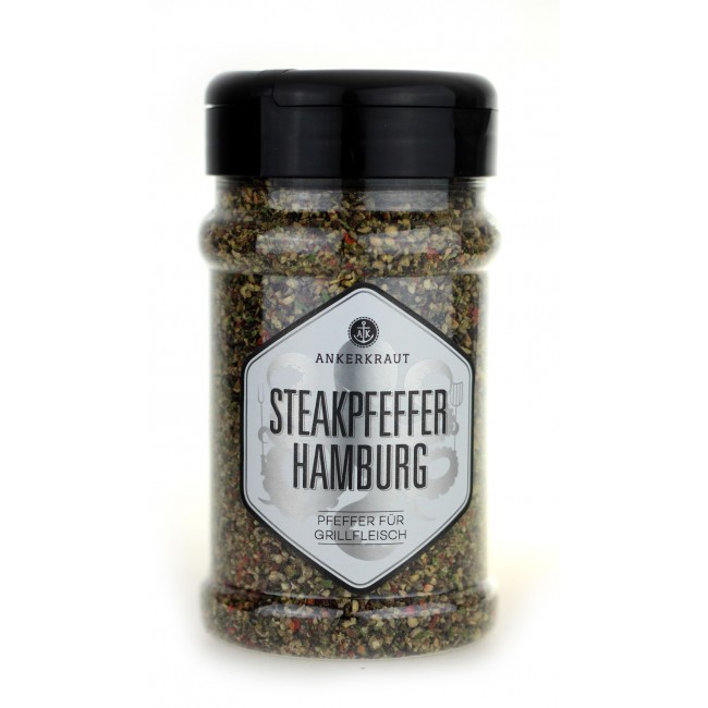Ankerkraut Steakpfeffer Hamburg Pfeffergewürz im Streuer 170 g Ankerkraut Steakpfeffer Hamburg Pfeffergewürz im Streuer 170 g