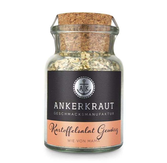Ankerkraut Kartoffelsalat Gewürz Gewürzzubereitung Gewürzmischung im Korkenglas 55 g Ankerkraut Kartoffelsalat Gewürz Gewürzzubereitung Gewürzmischung im Korkenglas 55 g