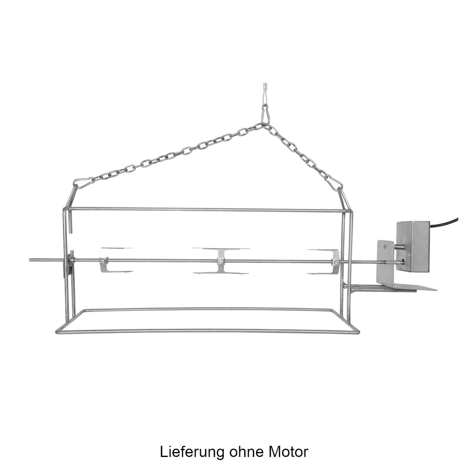 Schneider Rollbräter für Schwenkgrill 80 cm Drehspieß Schwenker