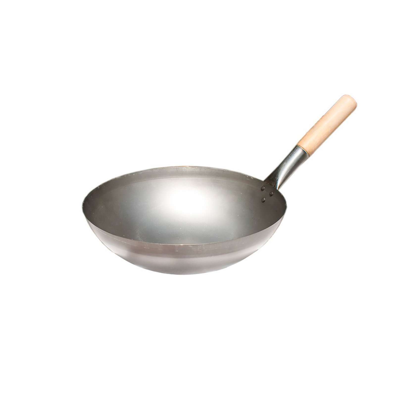 Paella World Wokpfanne Grillpfanne Stahl mit Holzgriff Ø 35 cm