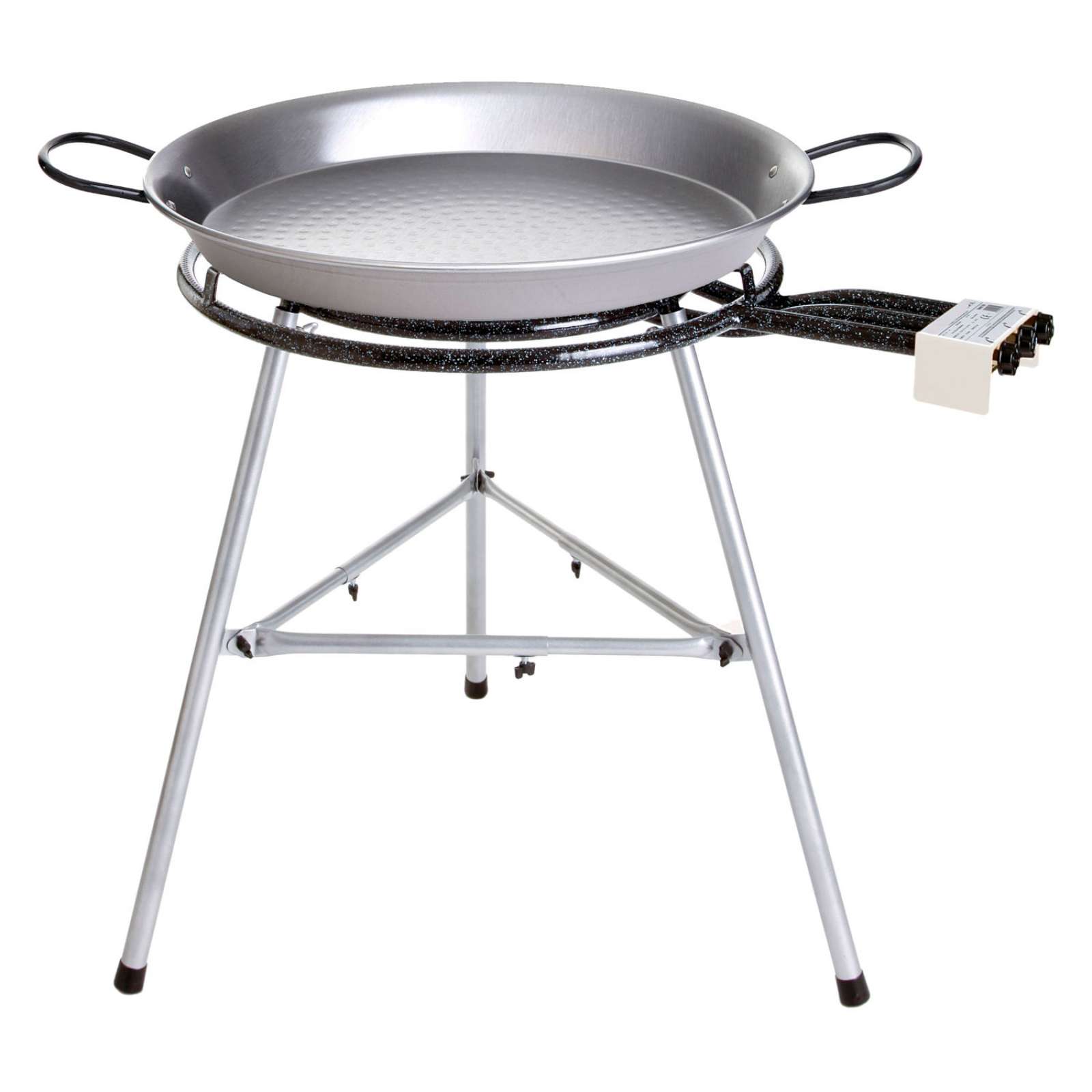 Paella World Comfort Line Set 6 mit Brenner und Paella-Pfanne aus Stahl Ø 60/90 cm