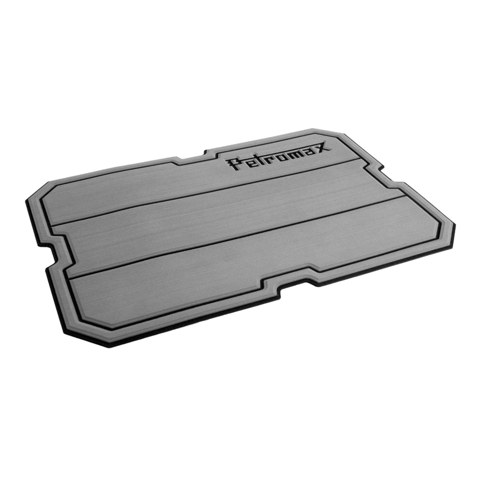 Petromax Haft-Auflage für Kühlbox kx25 Grau mit Linien und Petromax Schriftzug für 25 Liter Box