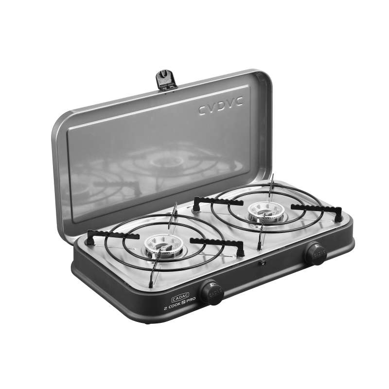 Cadac 2-Cook Pro Stove 50mbar BBQ Gasgrill Tischgrill Campinggrill 57 x 31 x 25 cm 202P0-10-DE