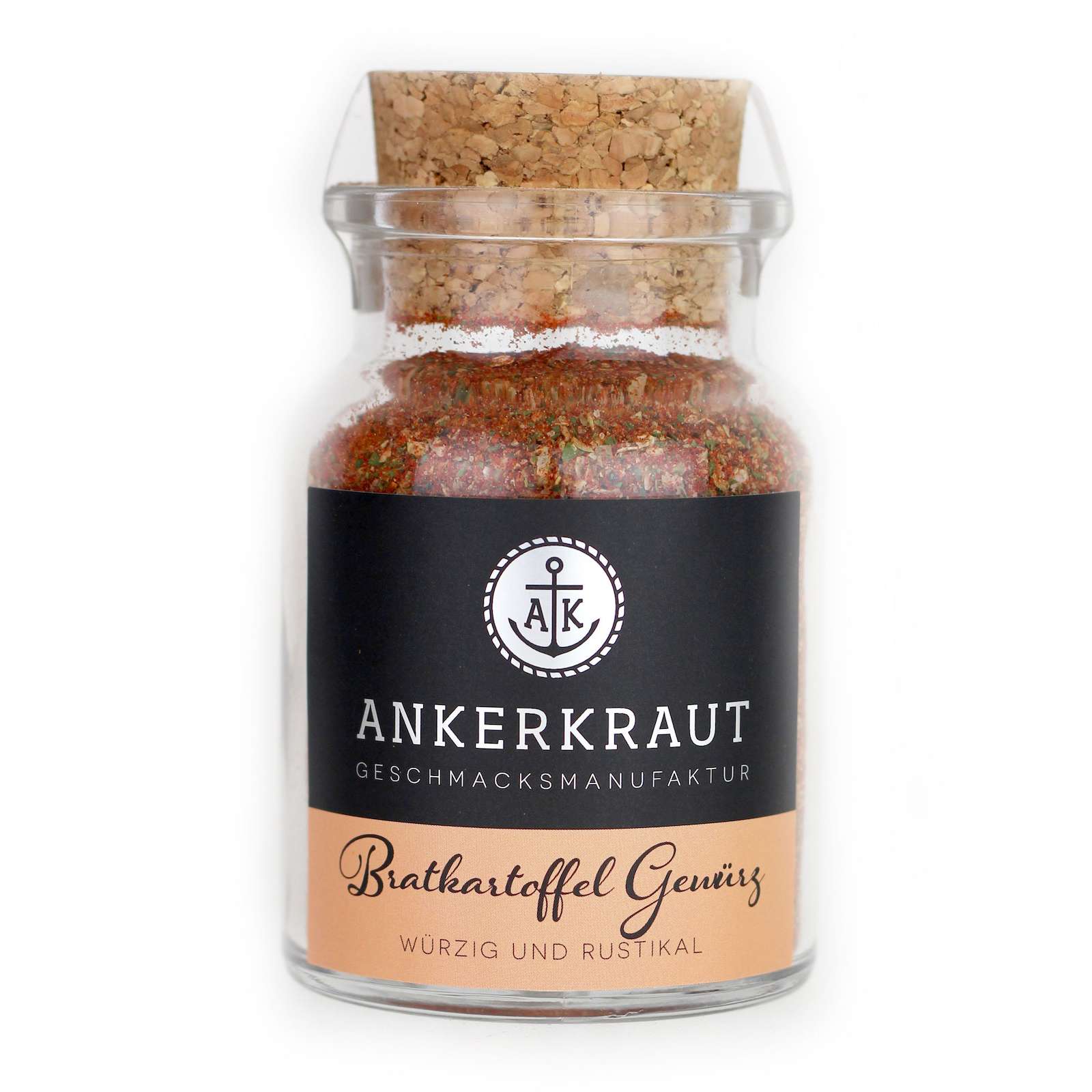 Ankerkraut Bratkartoffel Gewürz Gewürzmischung Korkenglas 80 g Röstzwiebeln