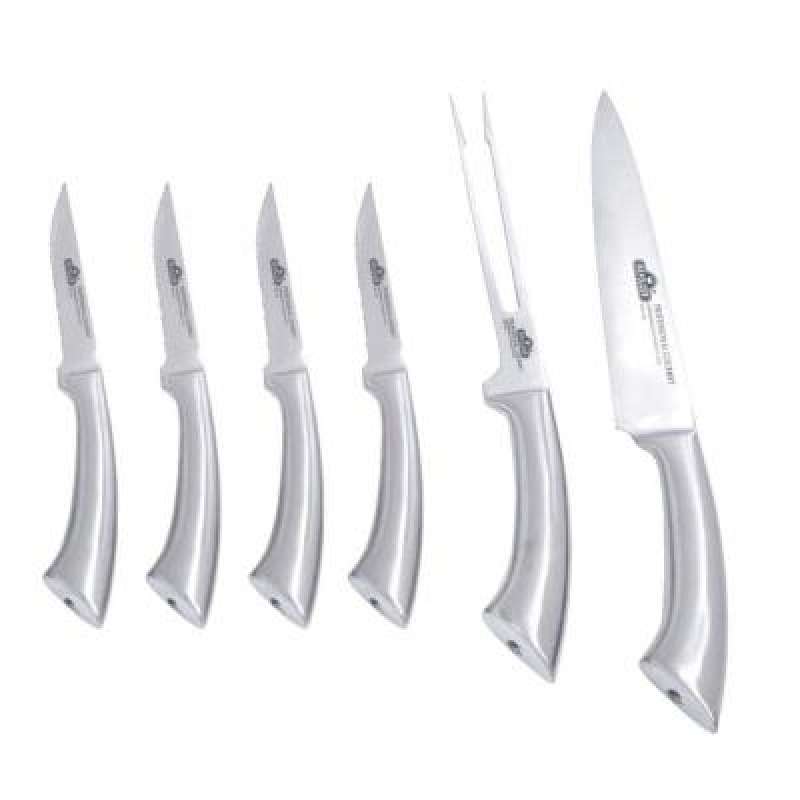 Napoleon 6-teiliges Messerset Steakmesser Tranchierset aus Edelstahl 55206