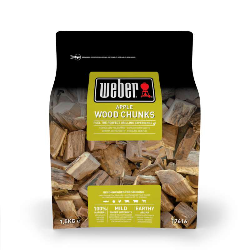 Weber Wood Chunks - Fire spice Holzstücke aus Apfelholz 1,5 Kg