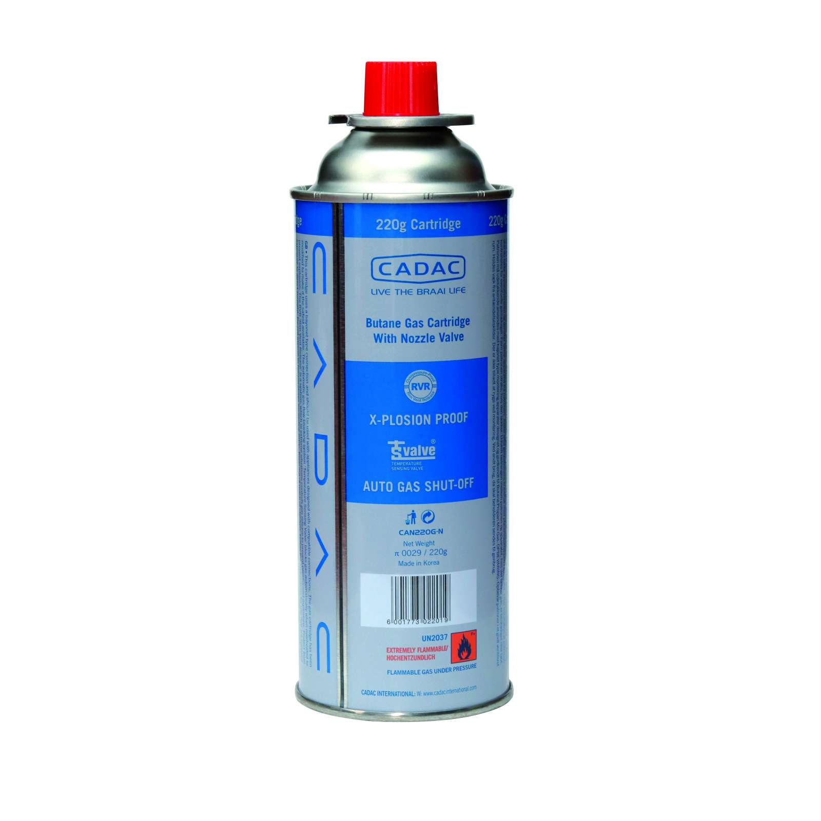 Cadac Gascartridge Gaskartusche Butan/Propan 227g EN417 CAN220G