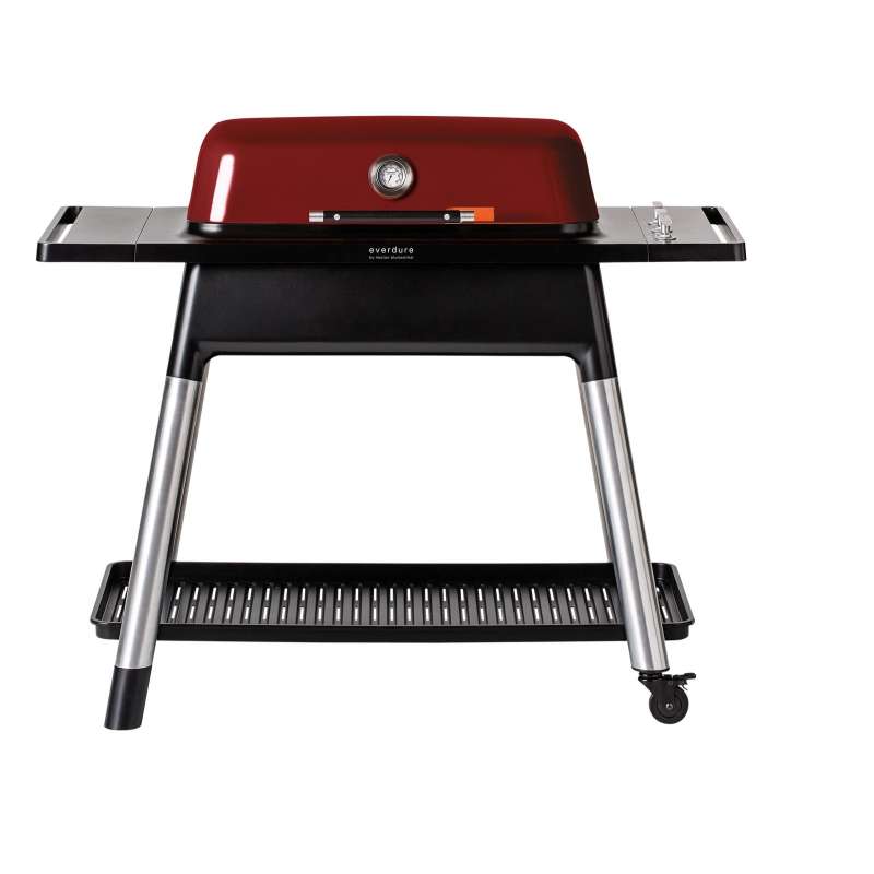 Everdure Gasgrill Furnace 3-Brenner Grill Farbe Rot HBG3RDE