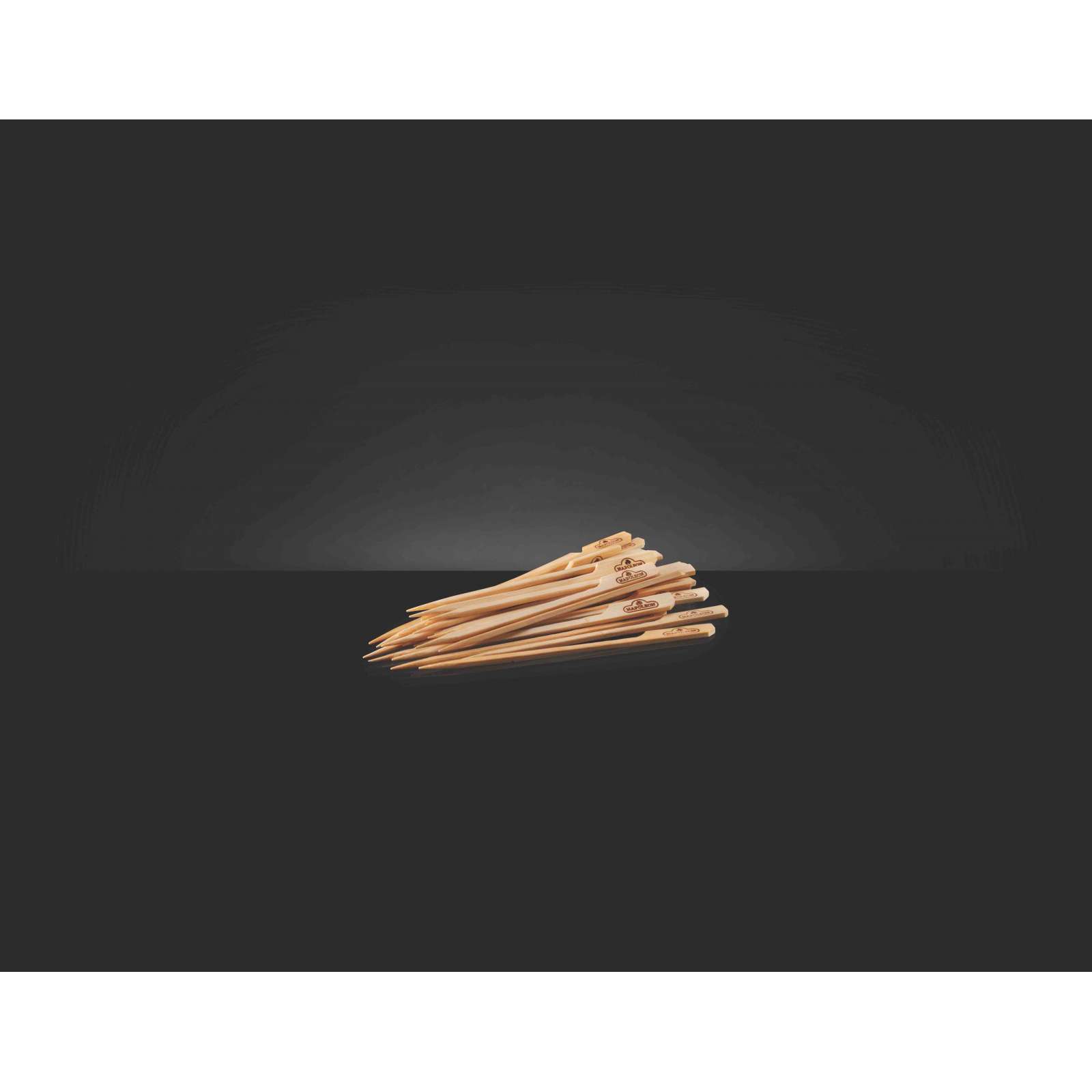 Napoleon Holz-Spieße aus Bambus 15 cm lang 48 Stück 70116