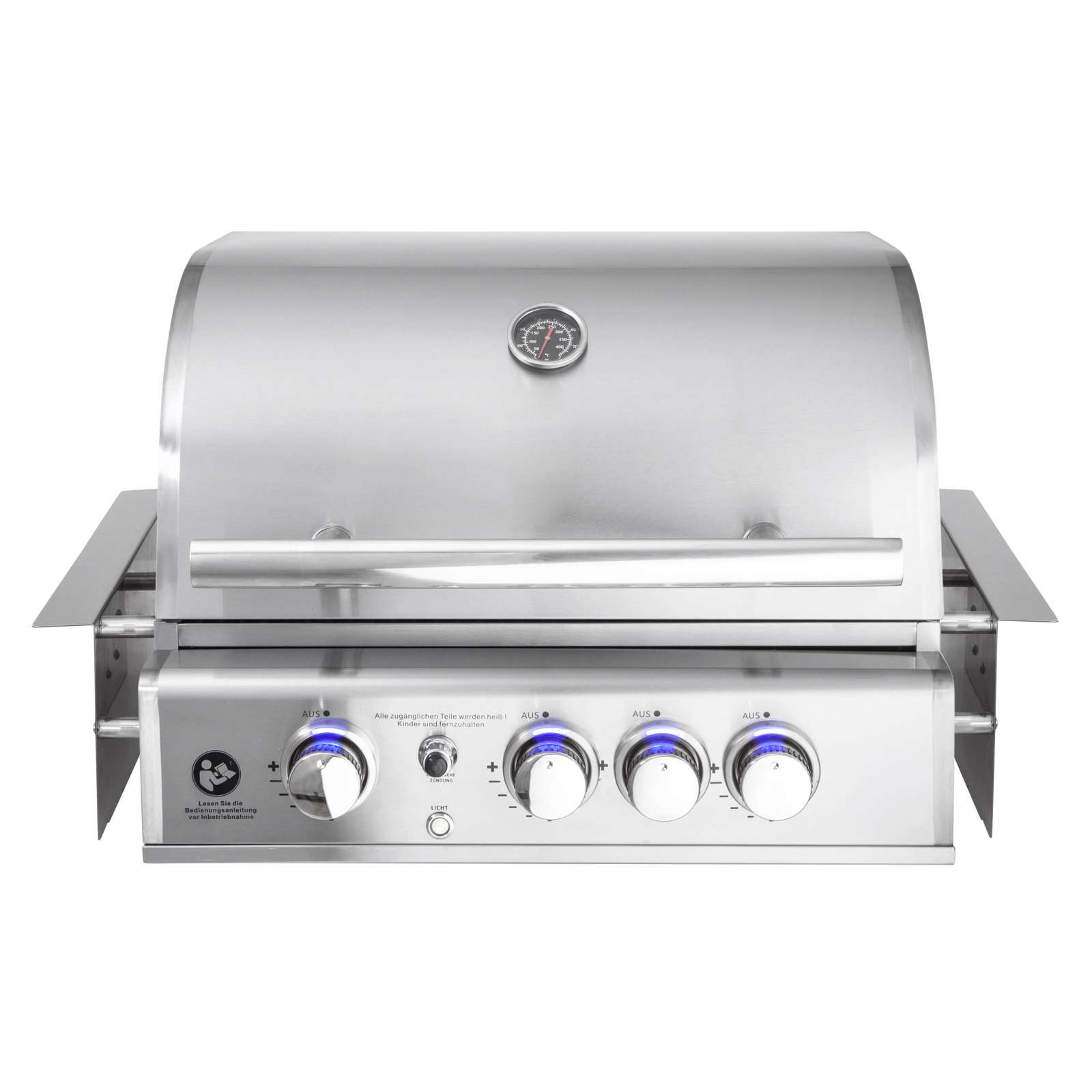 Allgrill Top-Line Chef M Built-In Gasgrill Einbaugrill Edelstahl Air System 3 Brenner/Backburner