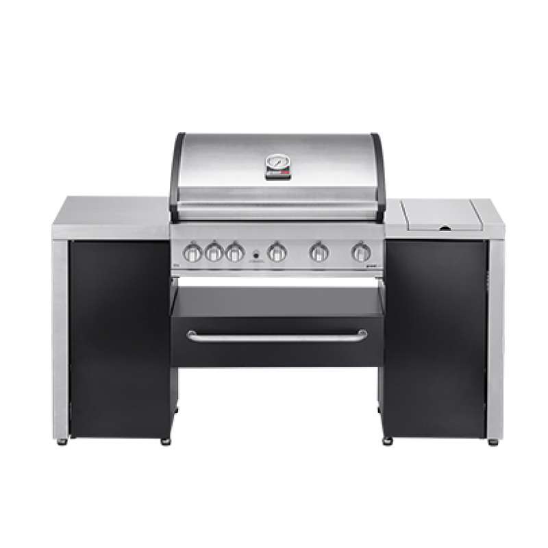 Grandhall Gasgrill Elite G5 Island Grillinsel 5 Brenner, 1 Sear Burner, 1 Heckbrenner K05000341A