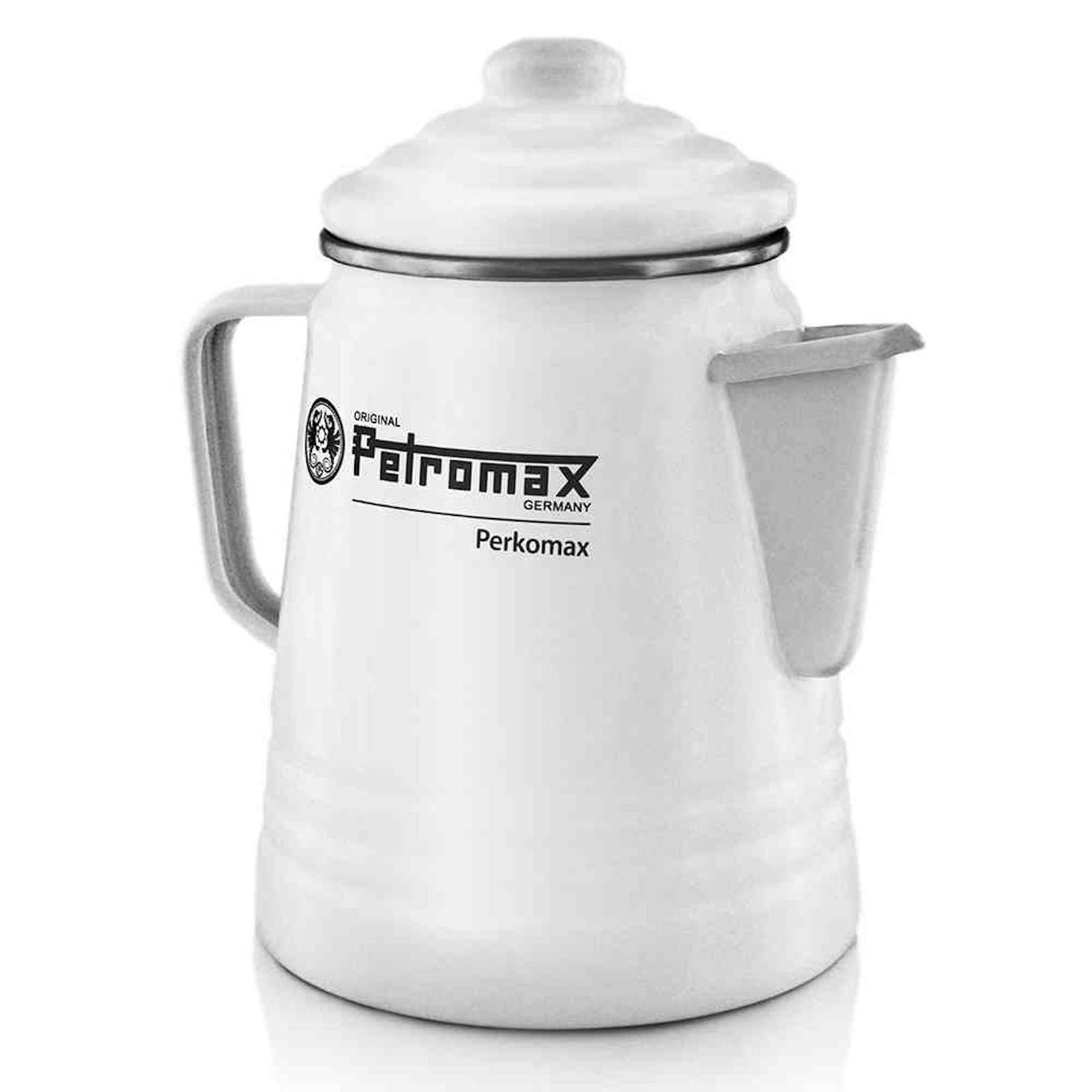 Petromax Tee-/Kaffee-Perkolator weiß für 9 Tassen Kaffeekanne Stahl