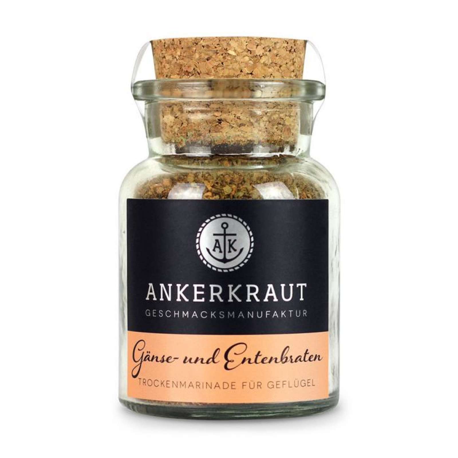 Ankerkraut Gänse und Enten-Braten Gewürz Gewürzsalz Gewürzzubereitung im Korkenglas 75 g