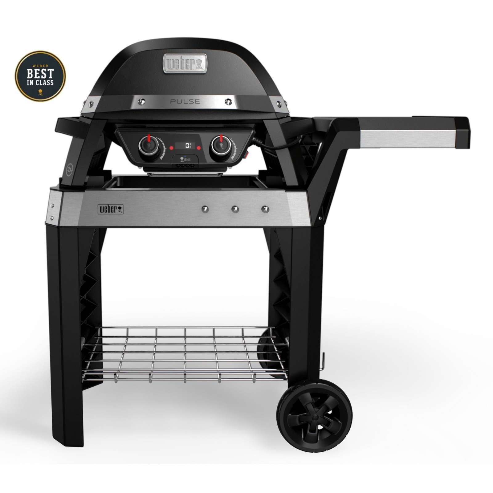 Weber Elektrogrill Pulse 2000 mit Rollwagen Black