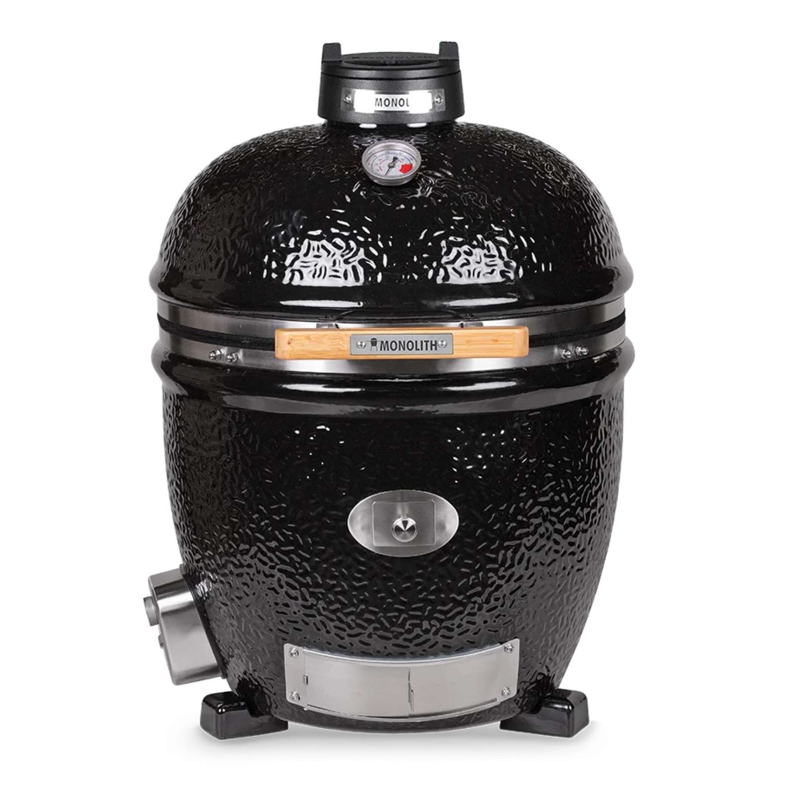 Monolith Keramikgrill LeCHEF BBQ Guru Edition PRO-Serie 2.0 Black Ø 52 cm ohne Gestell/Seitentische