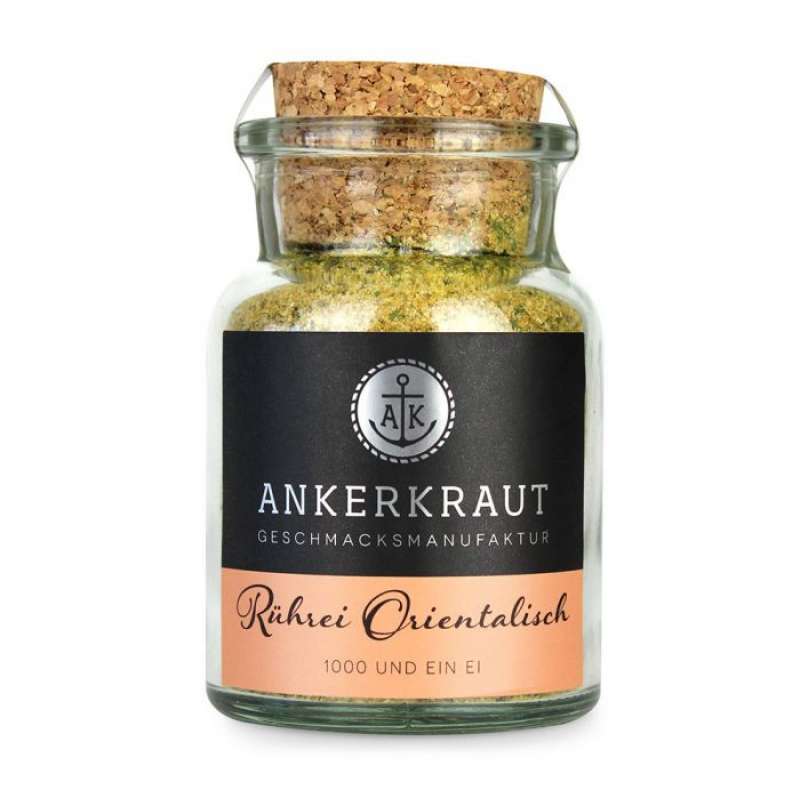 Ankerkraut Rührei Orientalisch Gewürzmischung Gewürzzubereitung im Korkenglas 85 g