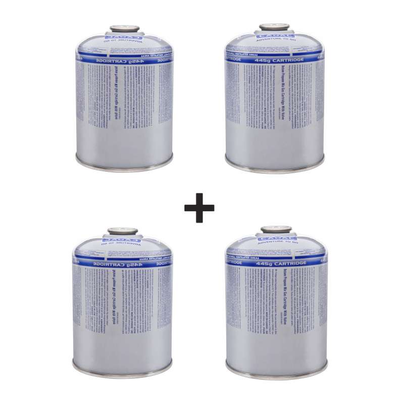 Cadac Gascartridge 4er Vorteils-Set Gaskartusche butane/propane 445g 4xCA445-N